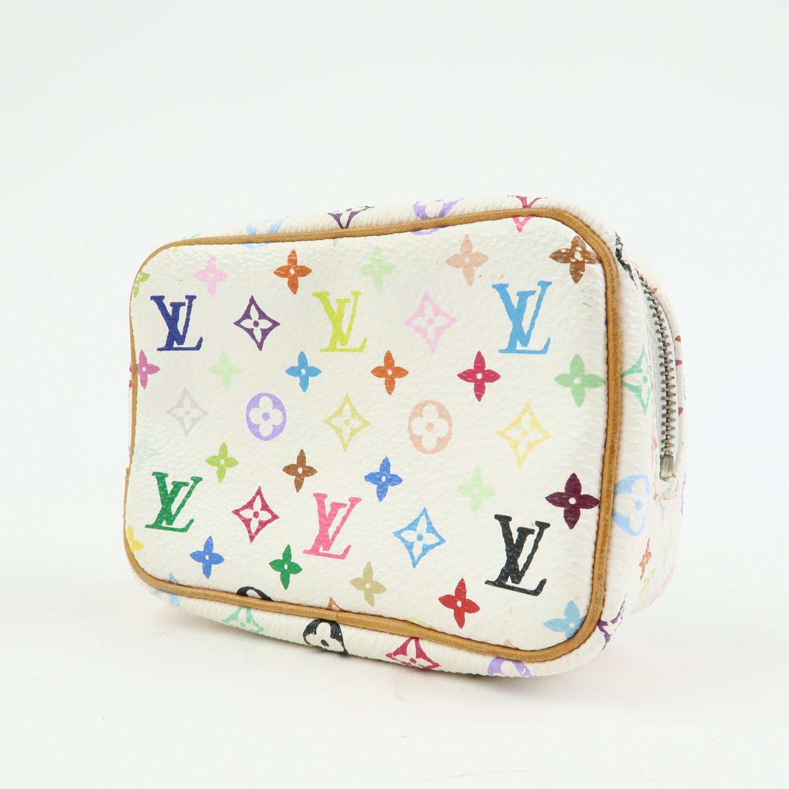 Louis Vuitton Monogram Multicolor Trousse Wapity Pouch Blanc M58033