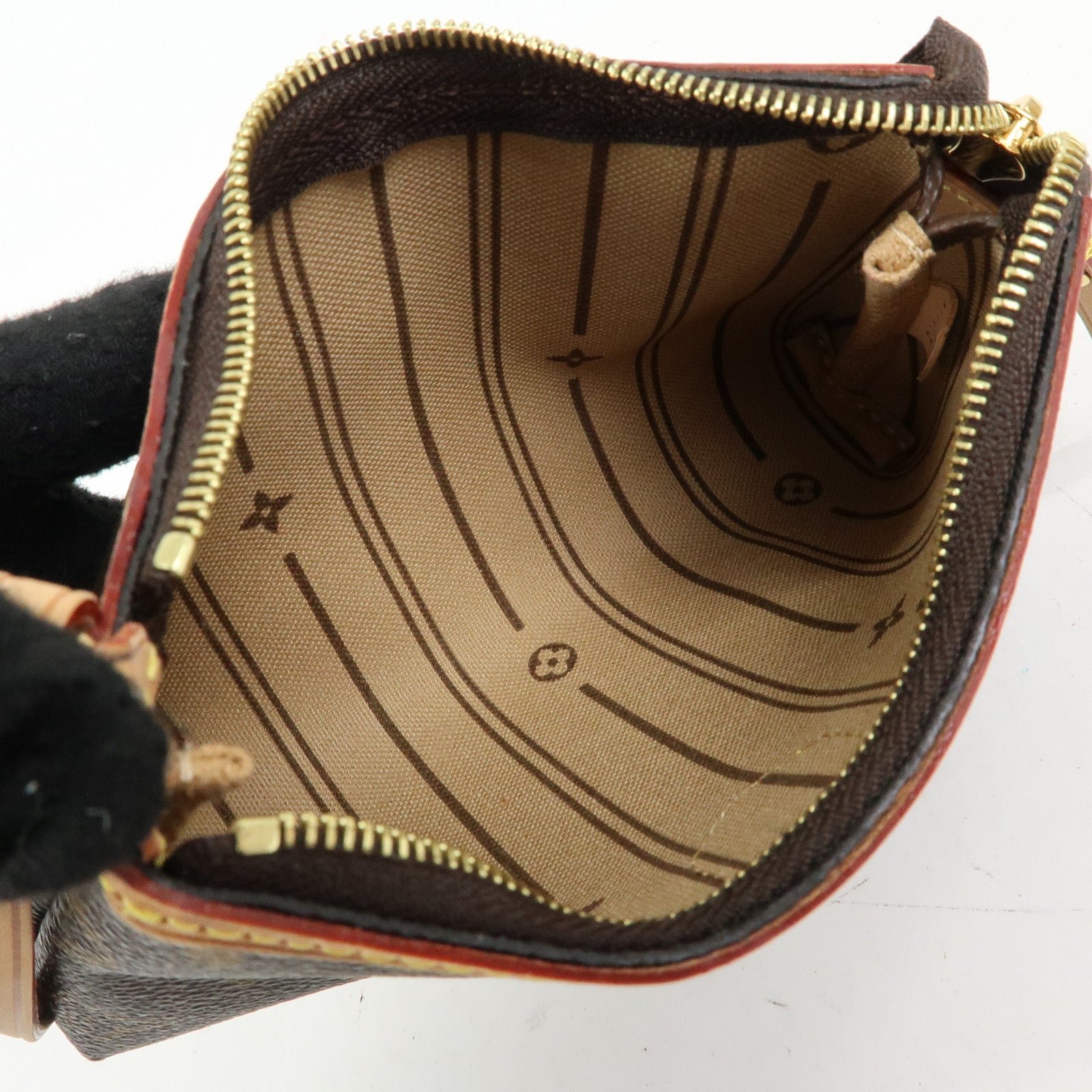 Louis Vuitton Monogram Mini Pochette Delightful Pouch Brown M40309