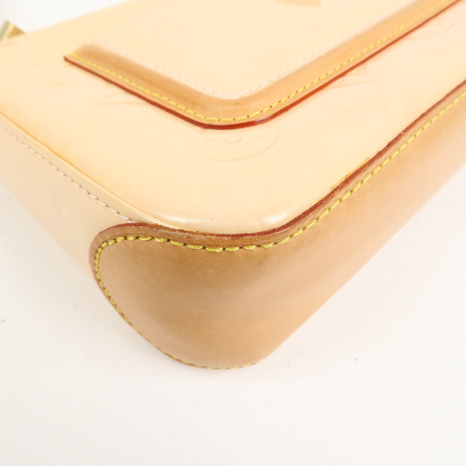 Louis Vuitton Monogram Vernis Mallory Square Hand Bag Pink M91292