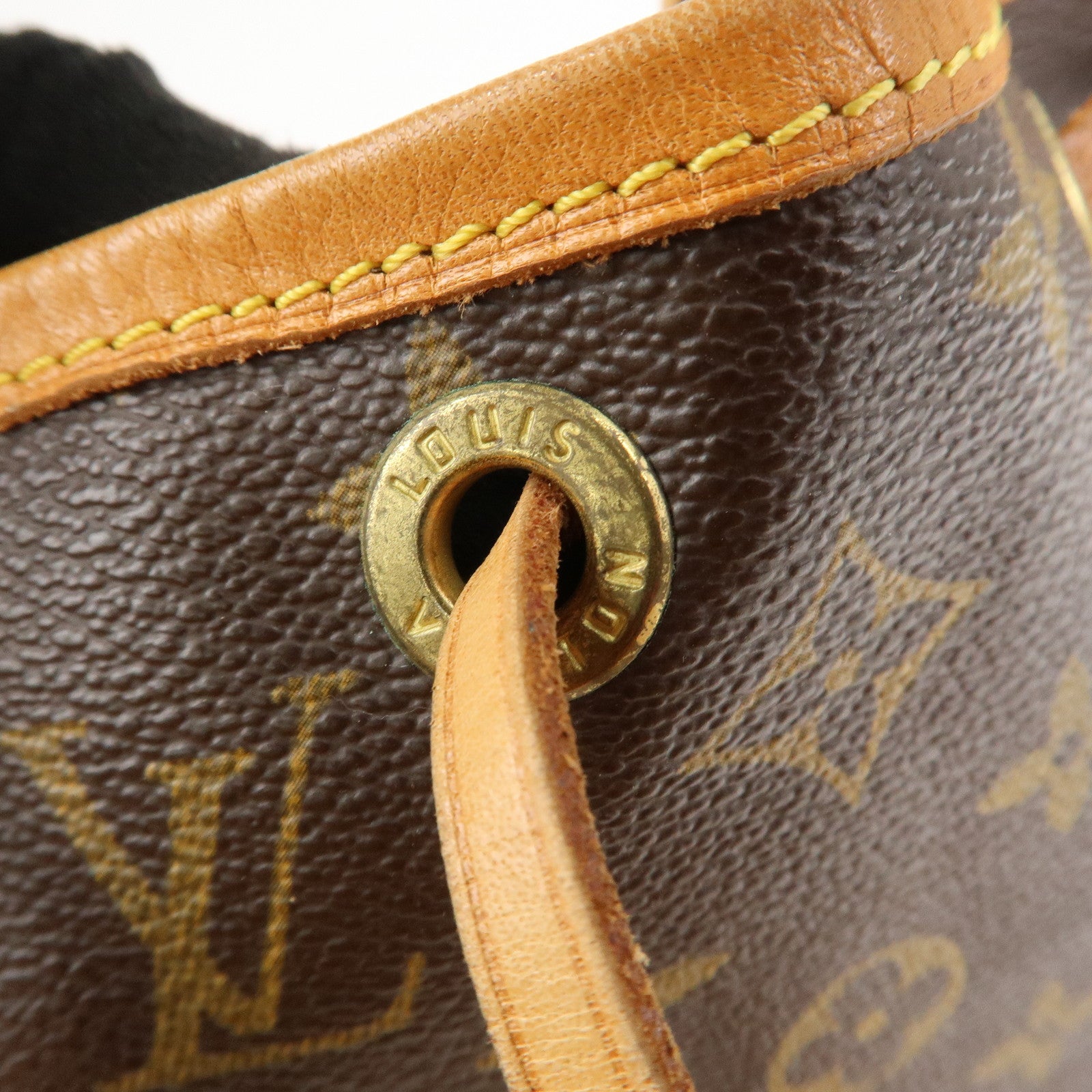Louis Vuitton Monogram Petit Noe Shoulder Bag Brown M42226