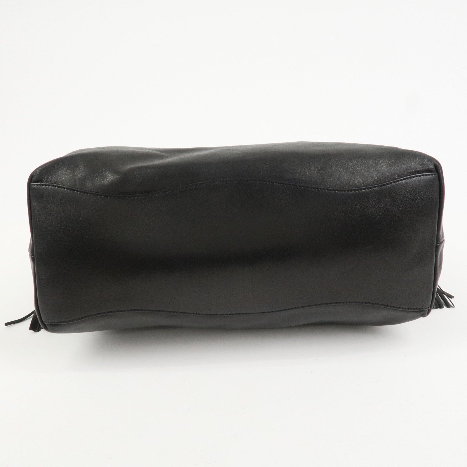 PRADA Logo Nappa Leather 2Way Bag Hand Bag Shoulder Bag Black