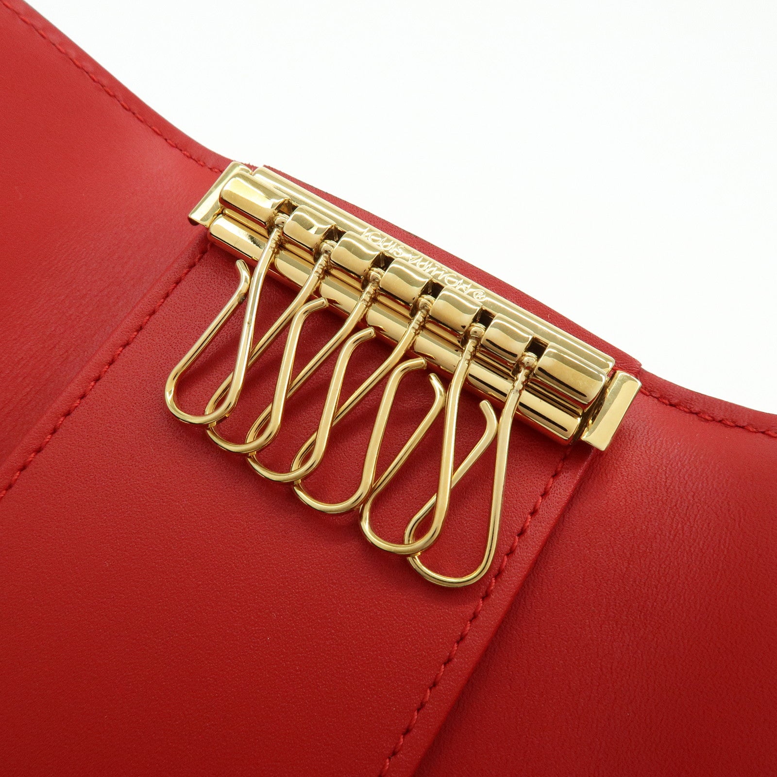 Louis Vuitton Monogram Vernis Multicles 6 Key Case Cerise M90900