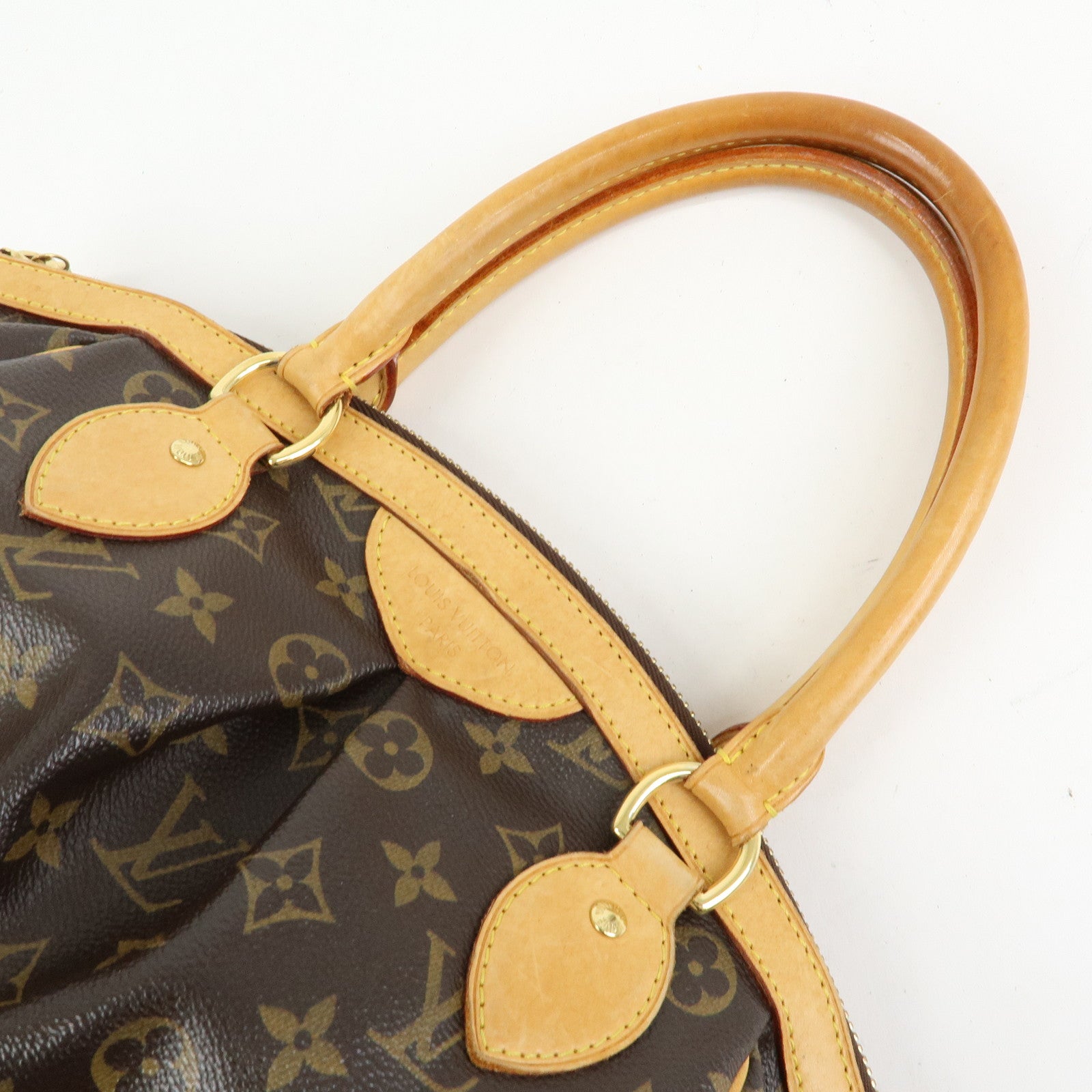 Louis Vuitton Monogram Tivoli PM Hand Bag Shoulder Bag Brown M40143