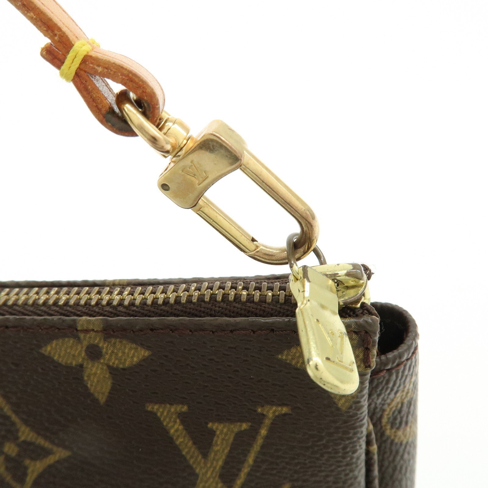 Louis Vuitton Monogram Pochette Accessoires Pouch Hand Bag M51980