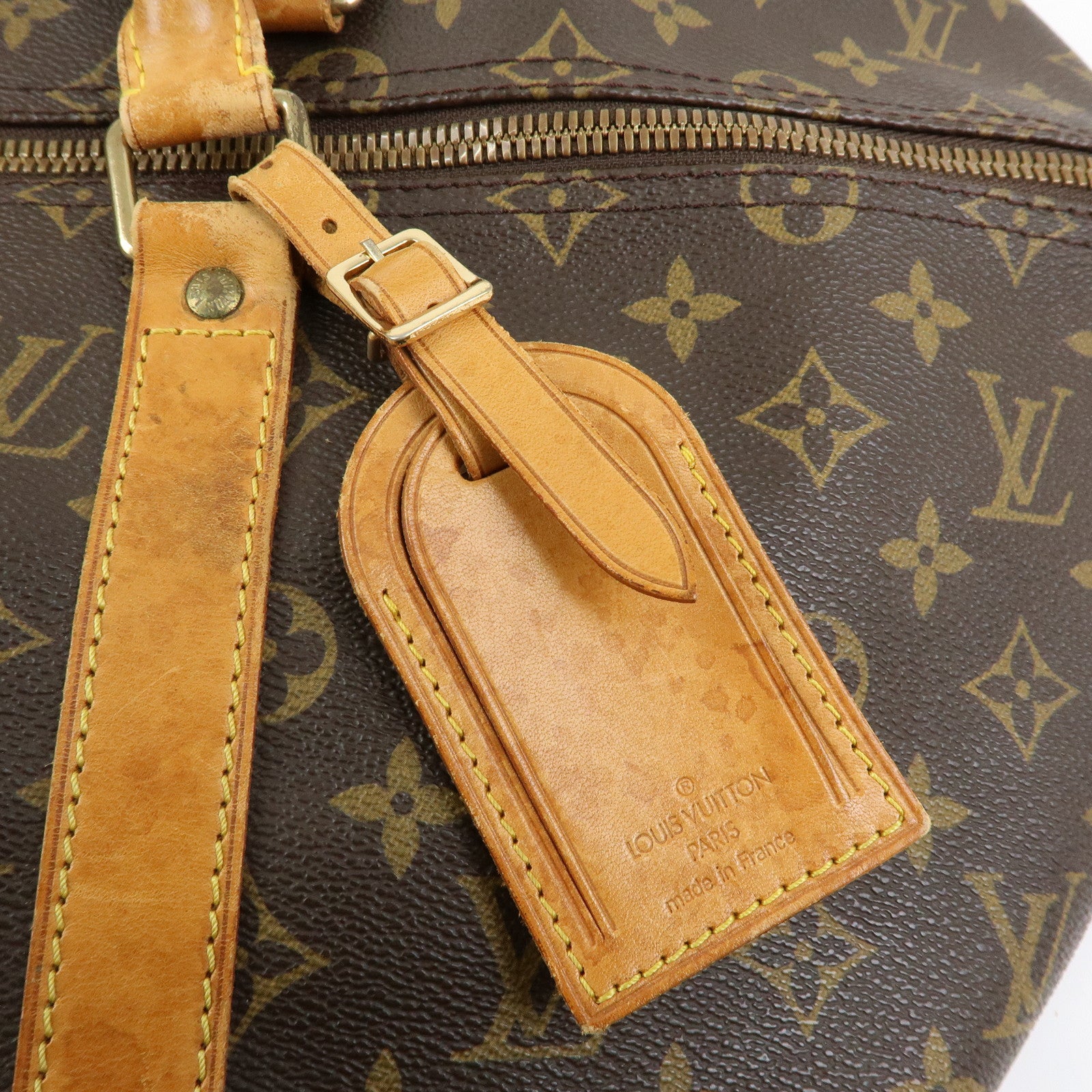 Louis Vuitton Monogram Keep All Bandouliere 50 Boston Bag M41416