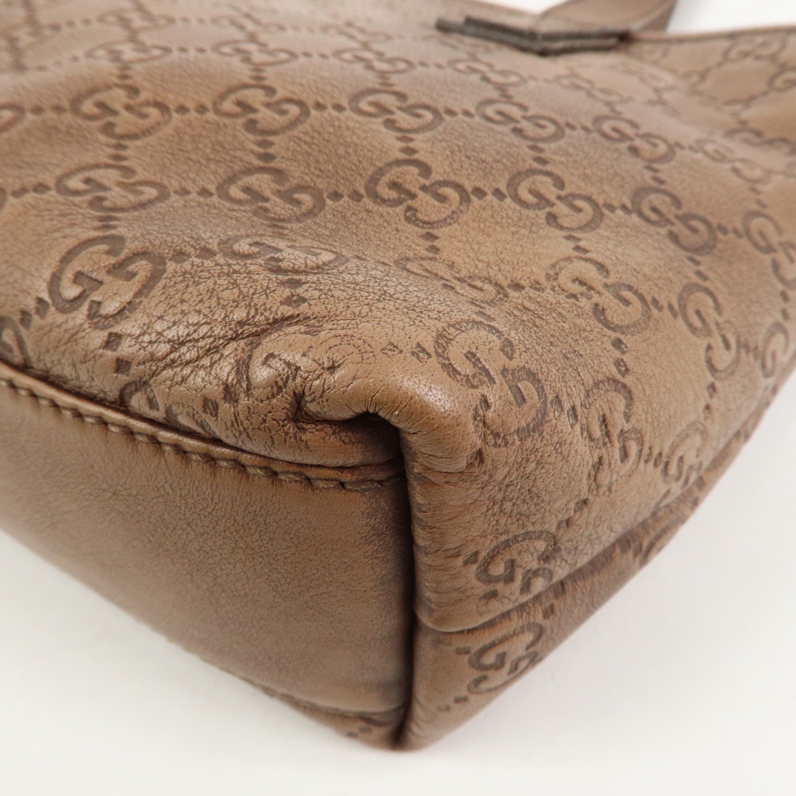 GUCCI Guccissima Leather Tote Bag Shoulder Bag Hand Bag 211136