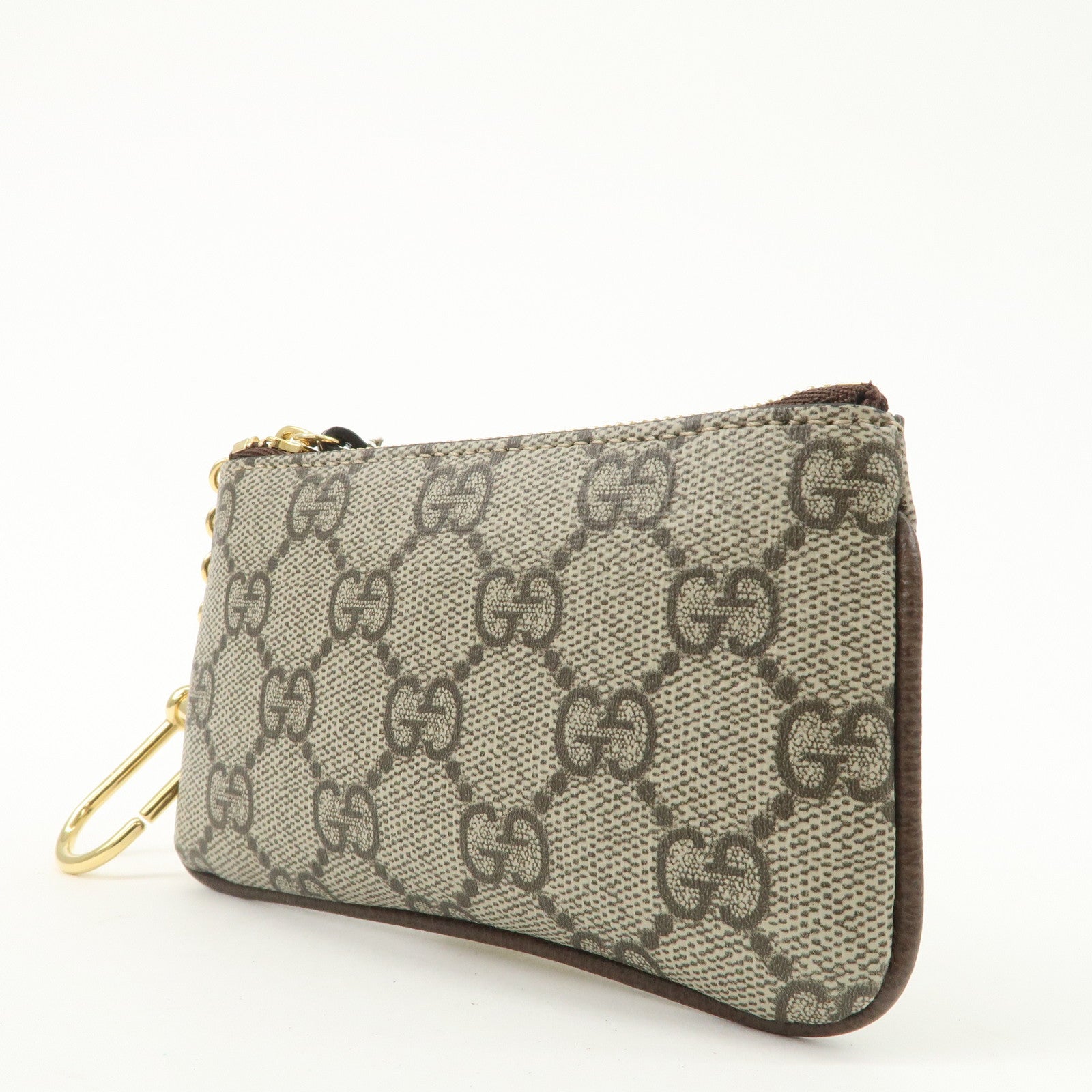 GUCCI GG Supreme Leather Coin Case Key Case 772321 Used