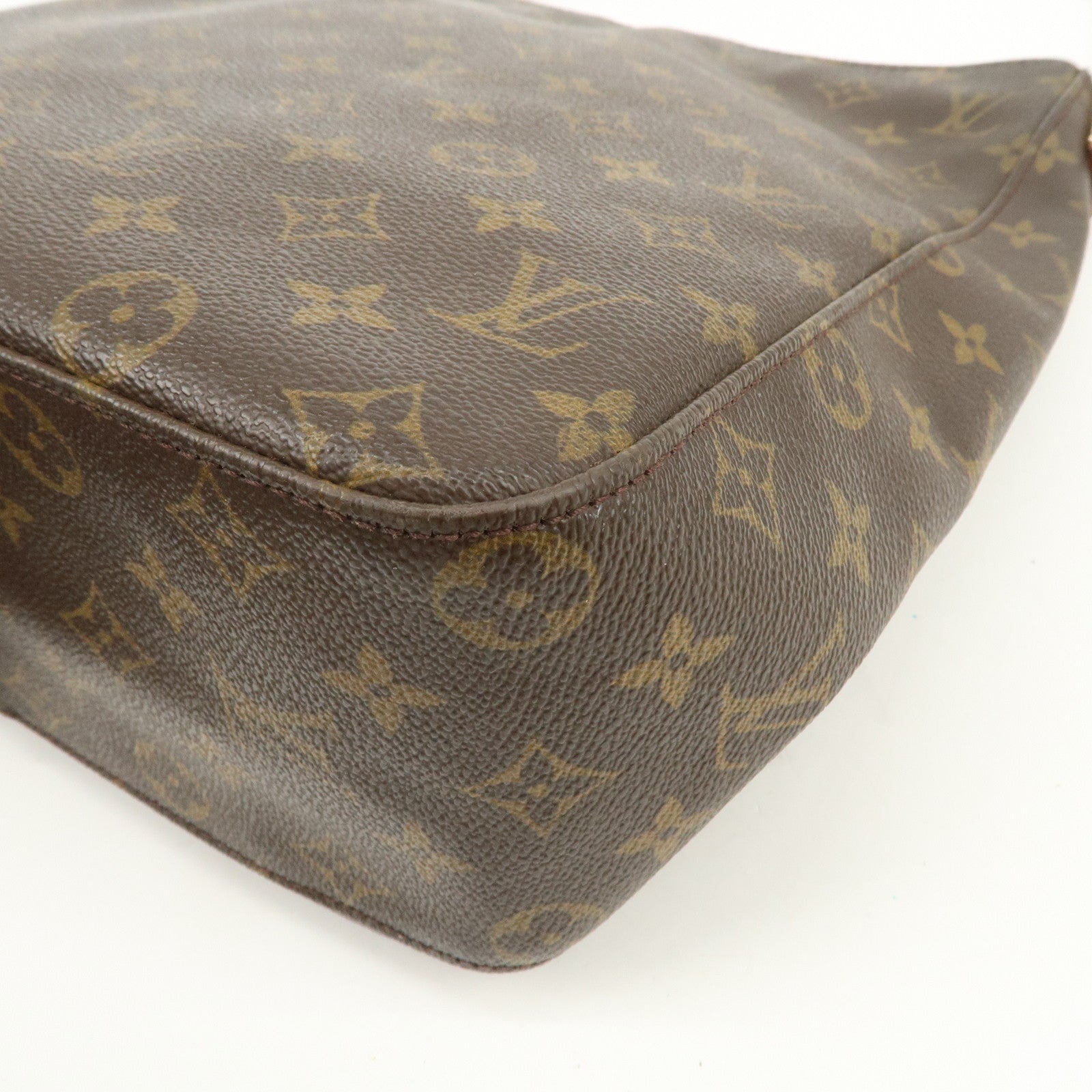 Louis Vuitton Monogram Looping GM Shoulder Bag Brown M51145