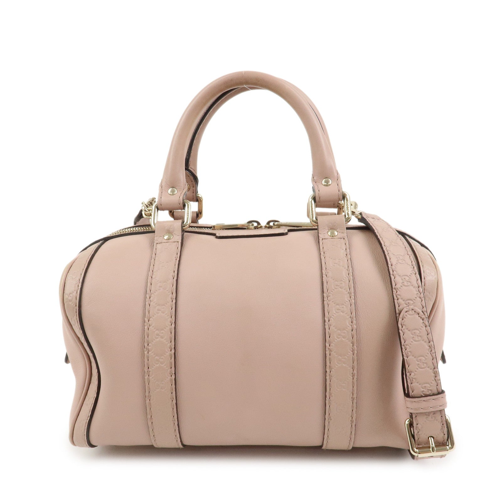GUCCI Micro Guccissima 2Way Bag Boston Bag Pink 269876
