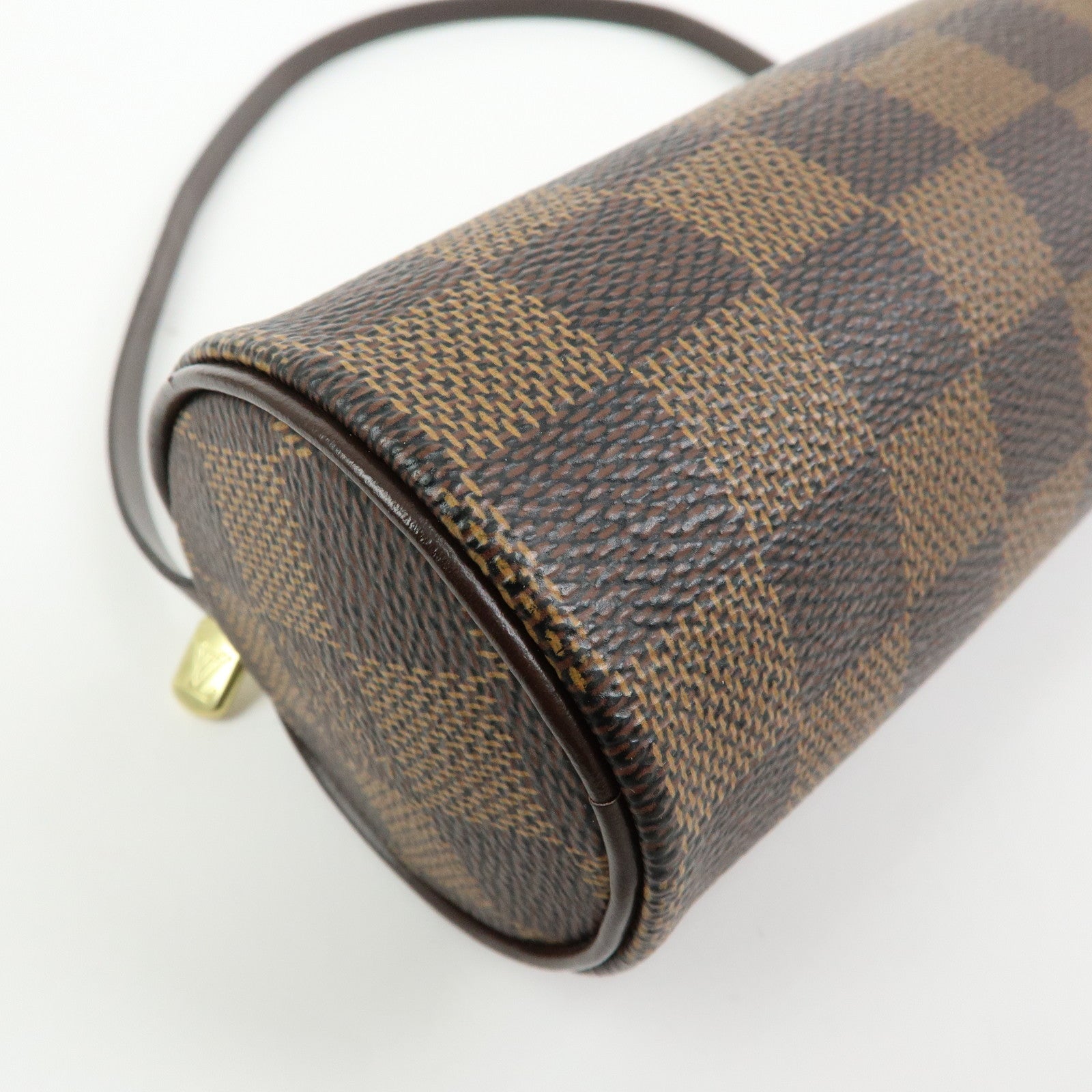 Louis Vuitton Damier Ebene Mini Pouch for Papillon Bag Brown