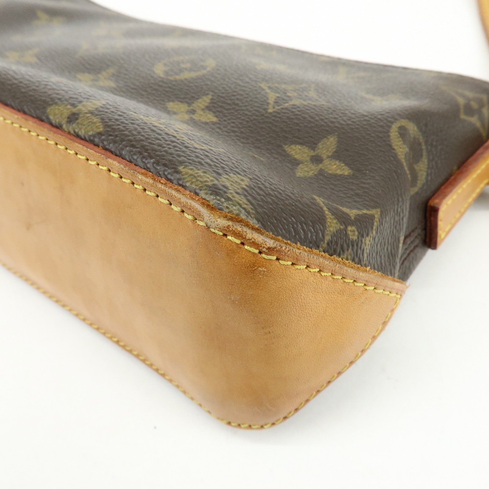Louis Vuitton Monogram Trotteur Canvas Shoulder Bag Brown M51240