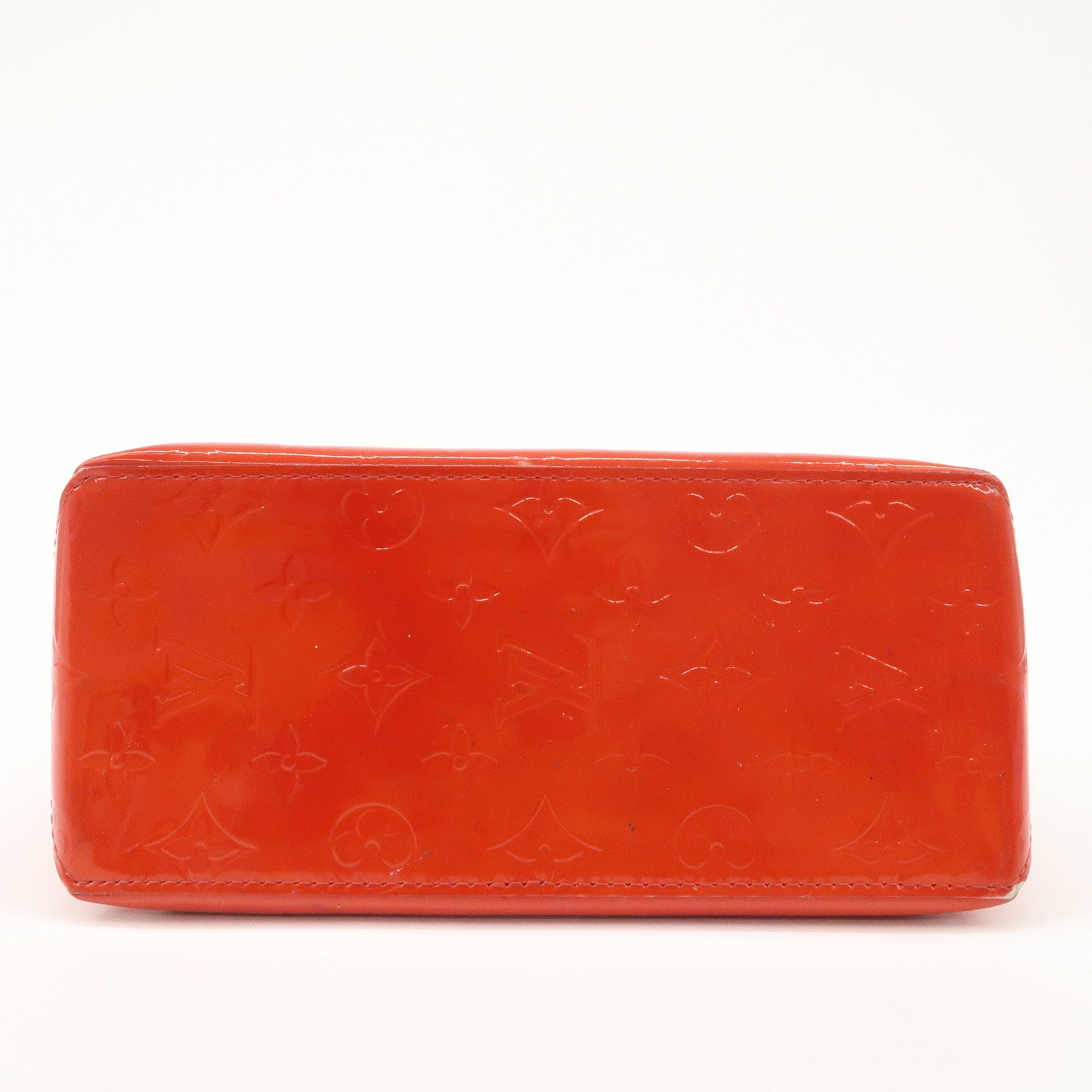 Louis Vuitton Monogram Vernis Lead PM Hand Bag Rouge M91088
