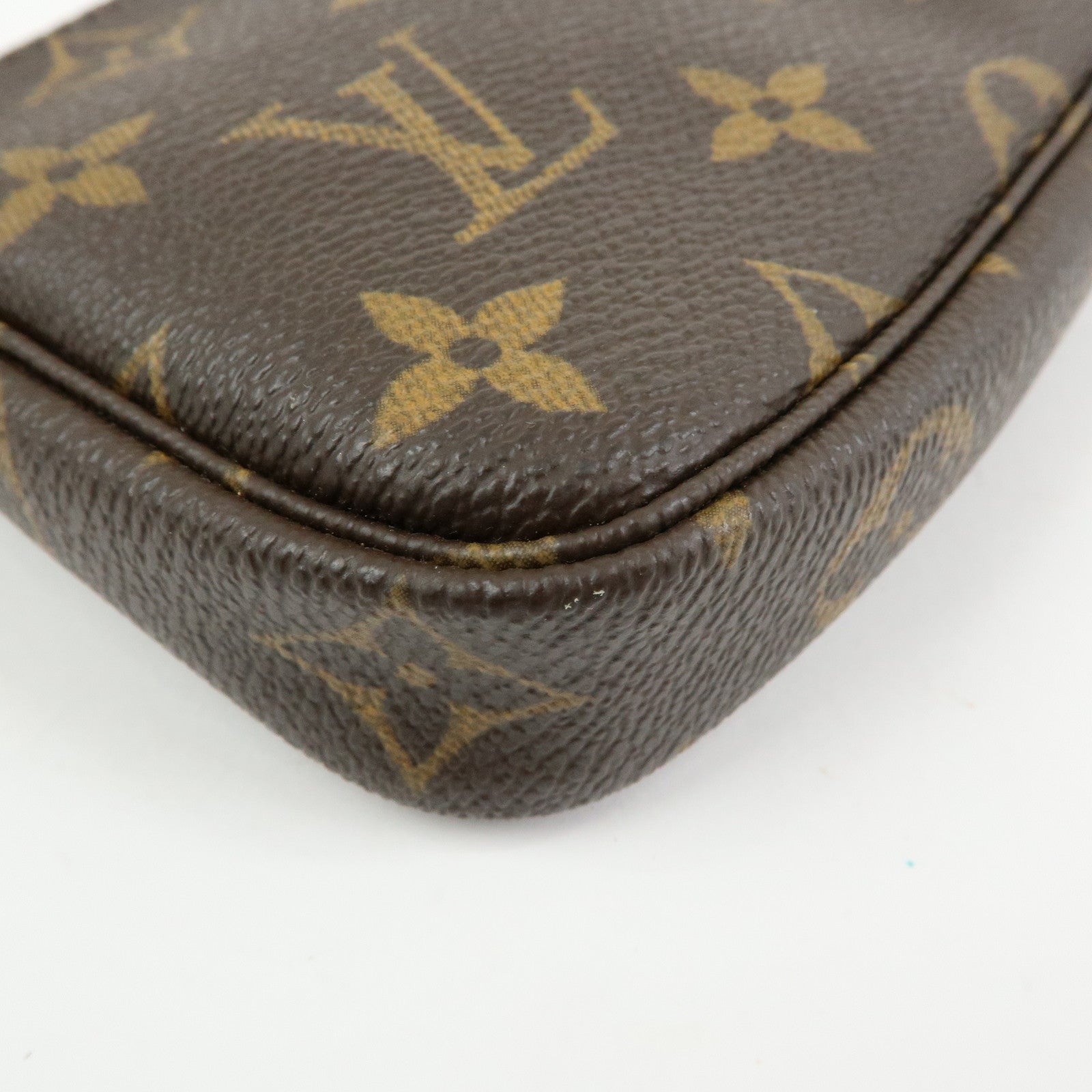 Louis Vuitton Monogram Mini Pochette Accessoires Hand Bag M58009