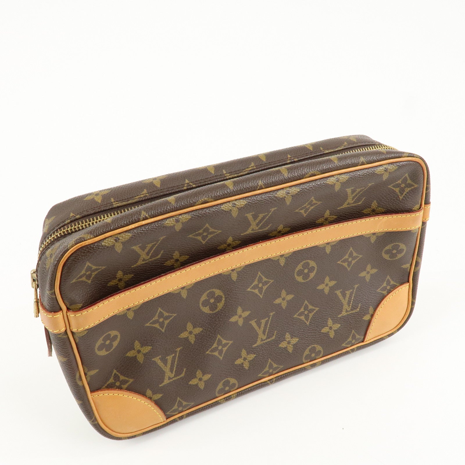 Louis Vuitton Monogram Compiegne 28 Pouch Clutch Bag M51845 Used