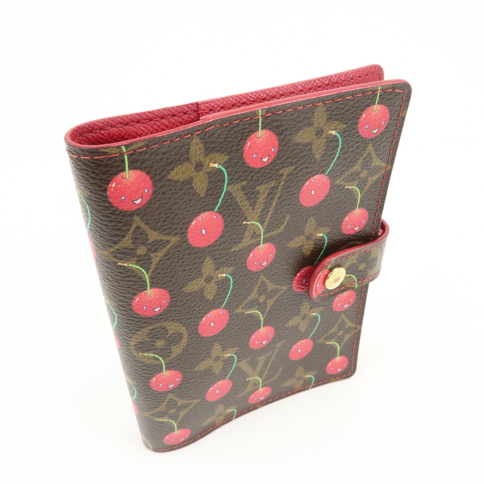 Louis Vuitton Monogram Cherry Agenda PM Planner Cover R21023
