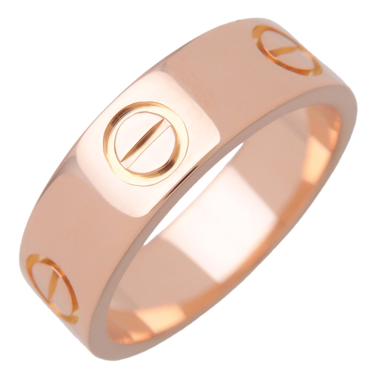 Cartier Love Ring K18 750PG Rose Gold #50 US5.25 EU50 HK11.5