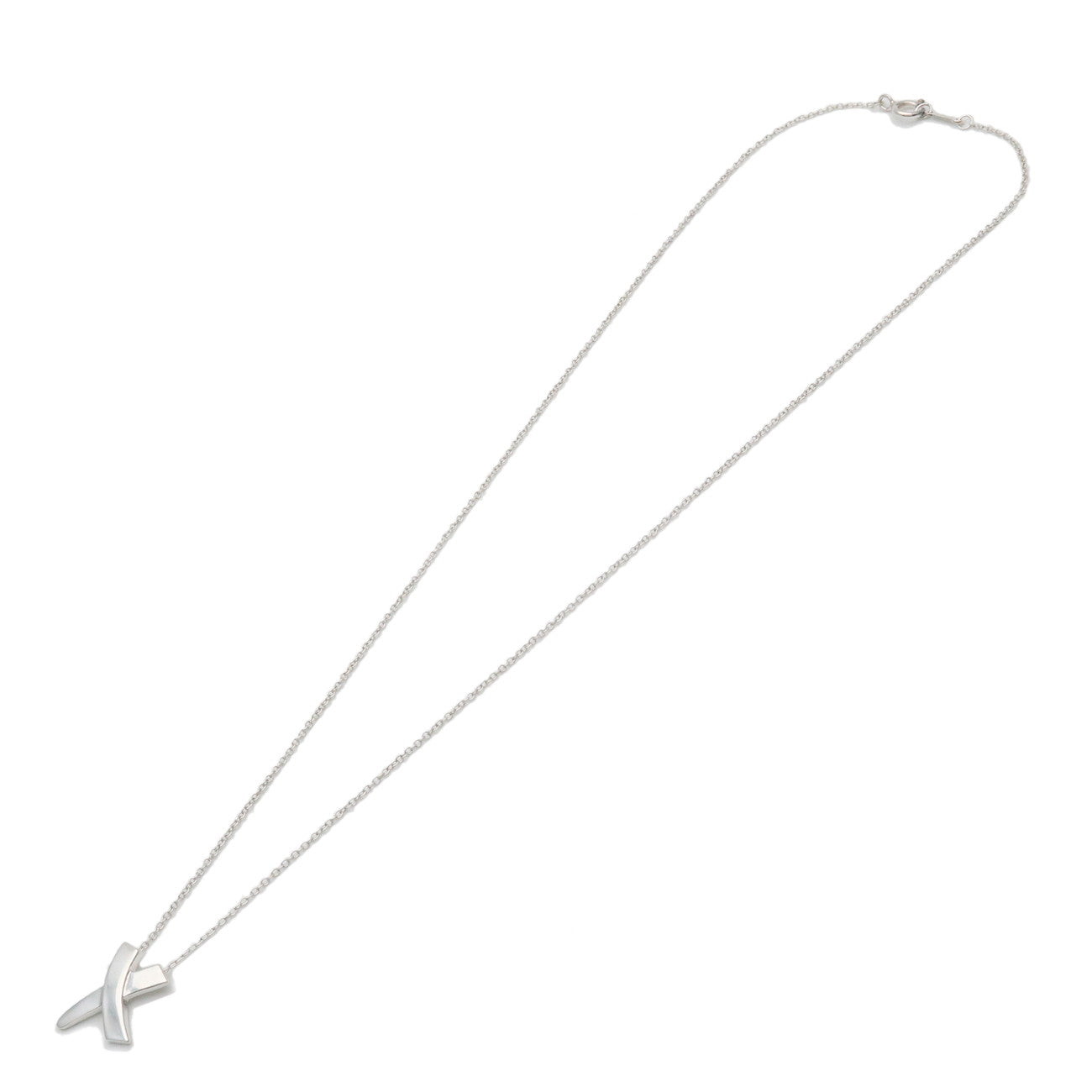 Tiffany & Co Kiss Necklace SV925 Silver