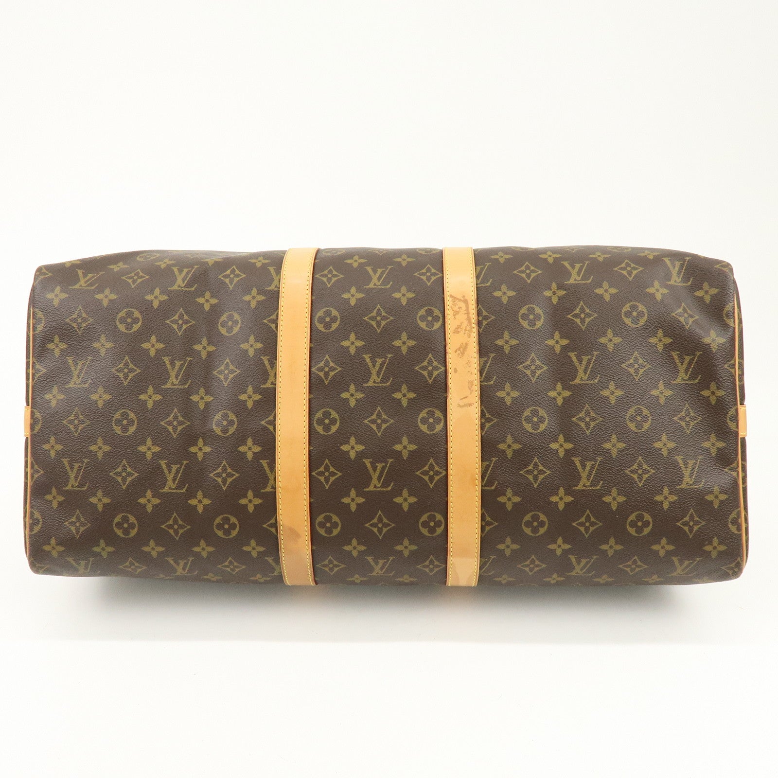 Louis Vuitton Monogram Keep All Bandouliere 55 Boston Bag M41414