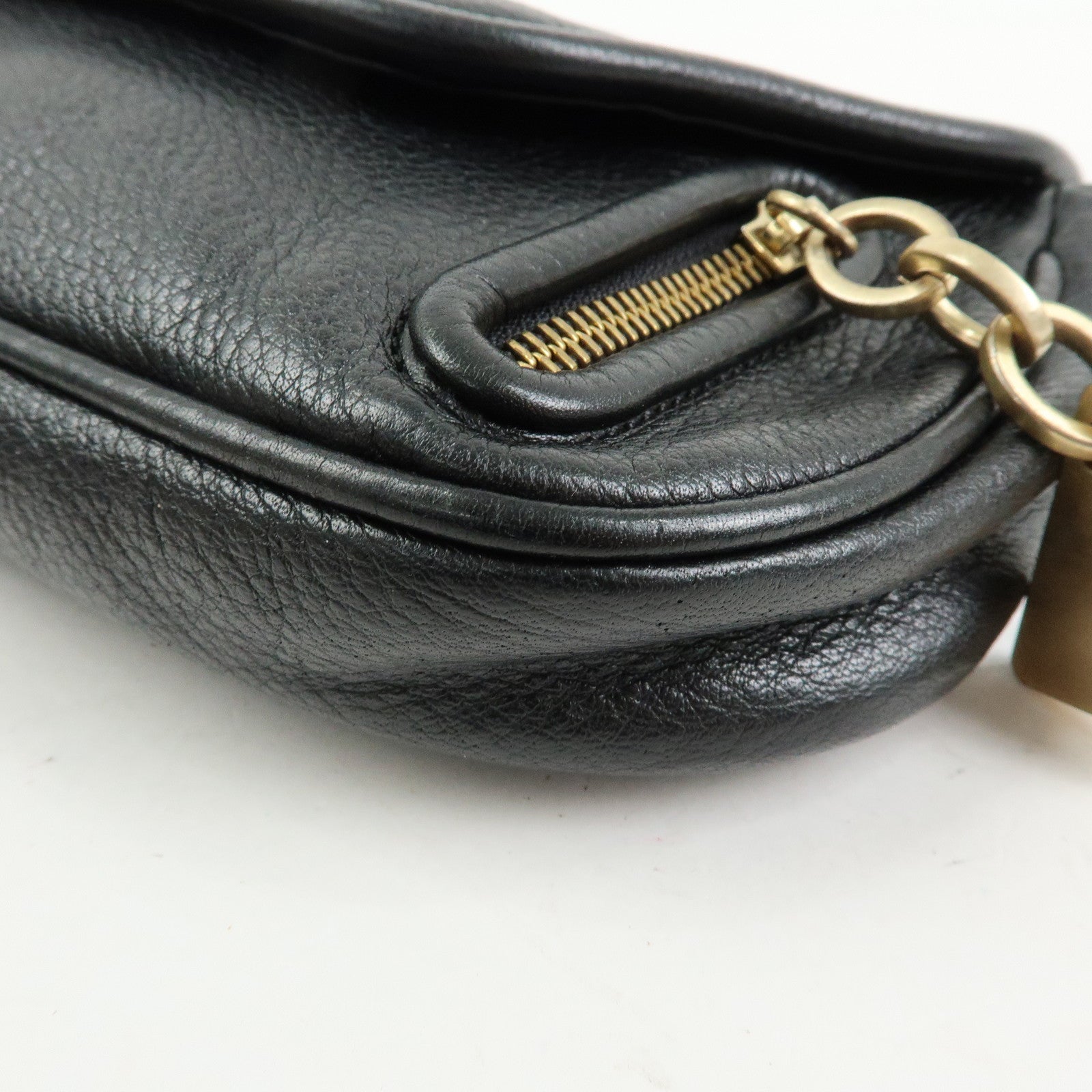 Chloe See By Chloe Leather Shoulder Bag Crossbody Bag Black