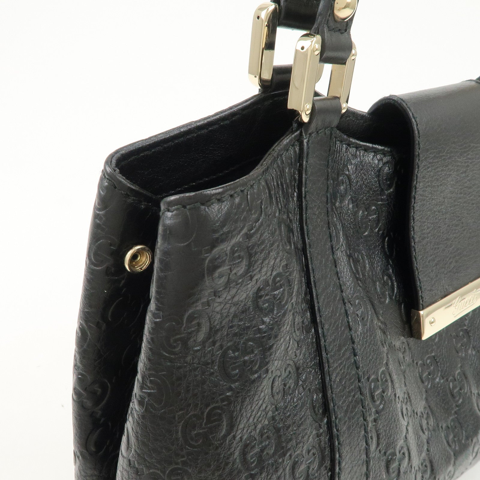 GUCCI Guccissima Leather Tote Bag Hand Bag Shoulder Bag 211937