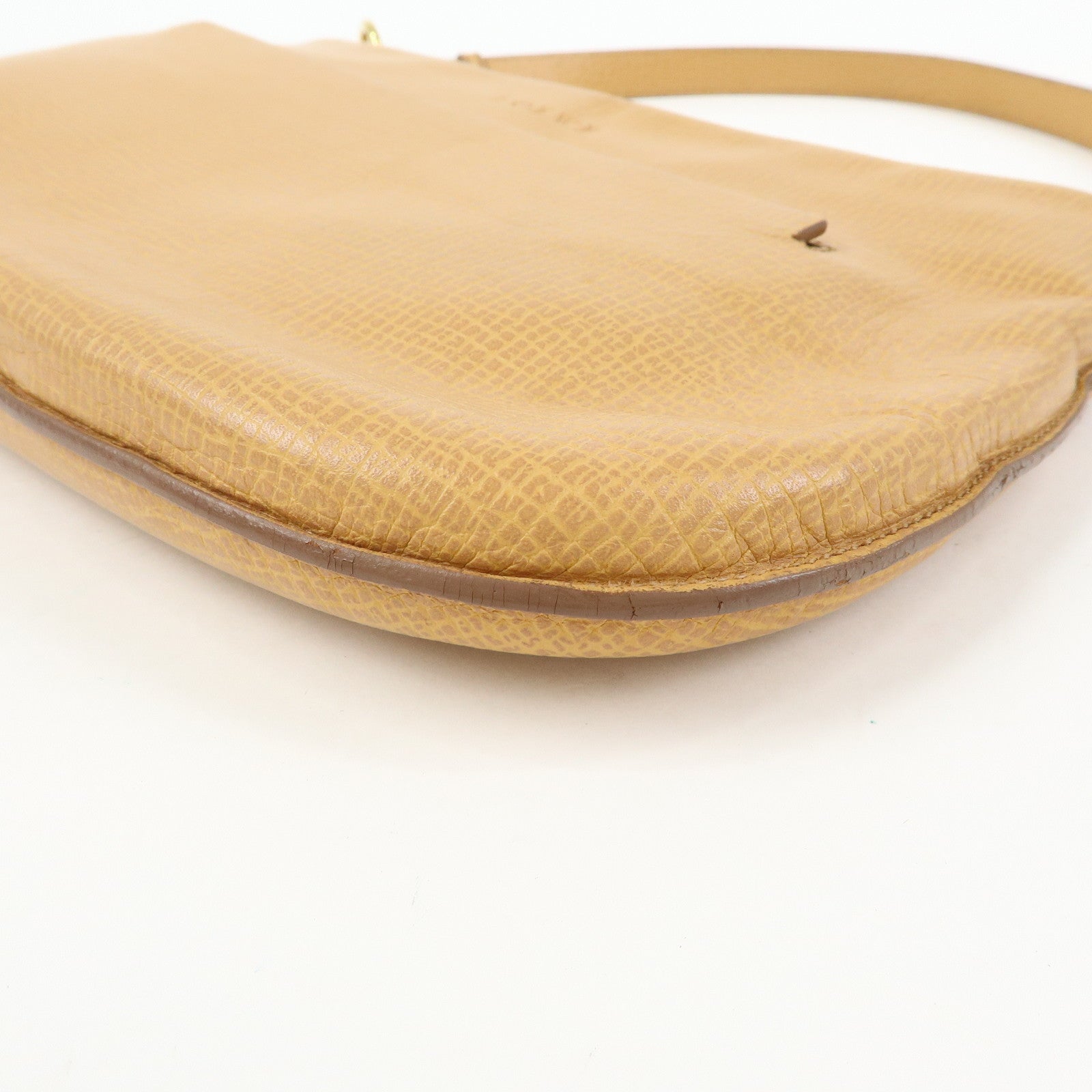 LOEWE Leather Hand Bag Shoulder Bag Beige