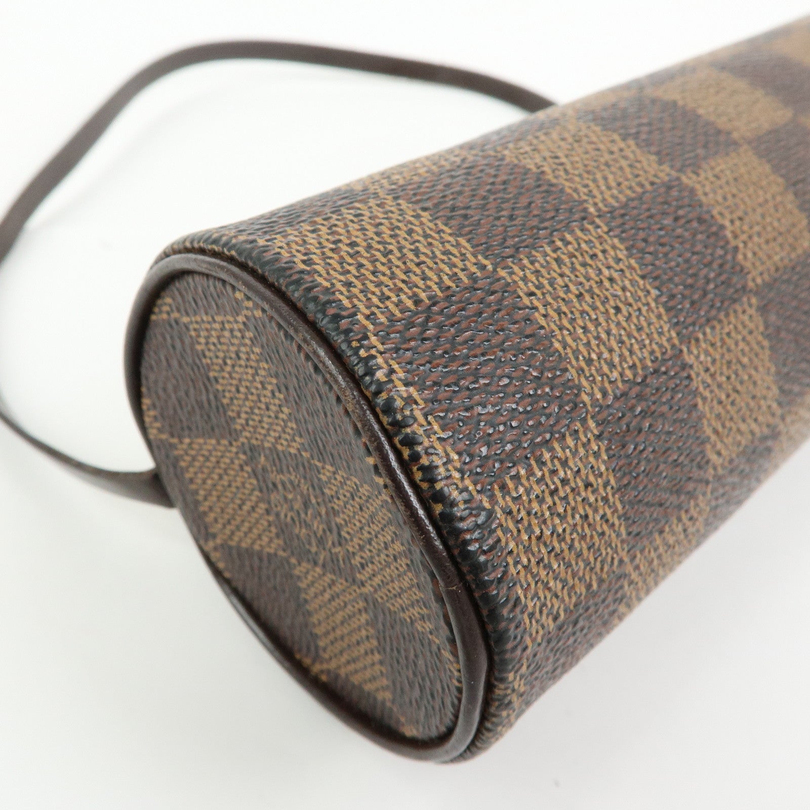 Louis Vuitton Damier Ebene Mini Pouch for Papillon Bag Brown