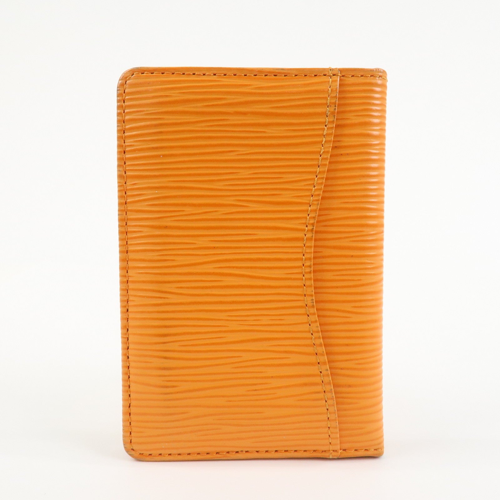 Louis Vuitton Epi Organizer de Poche Card Case Mandarin M6358H