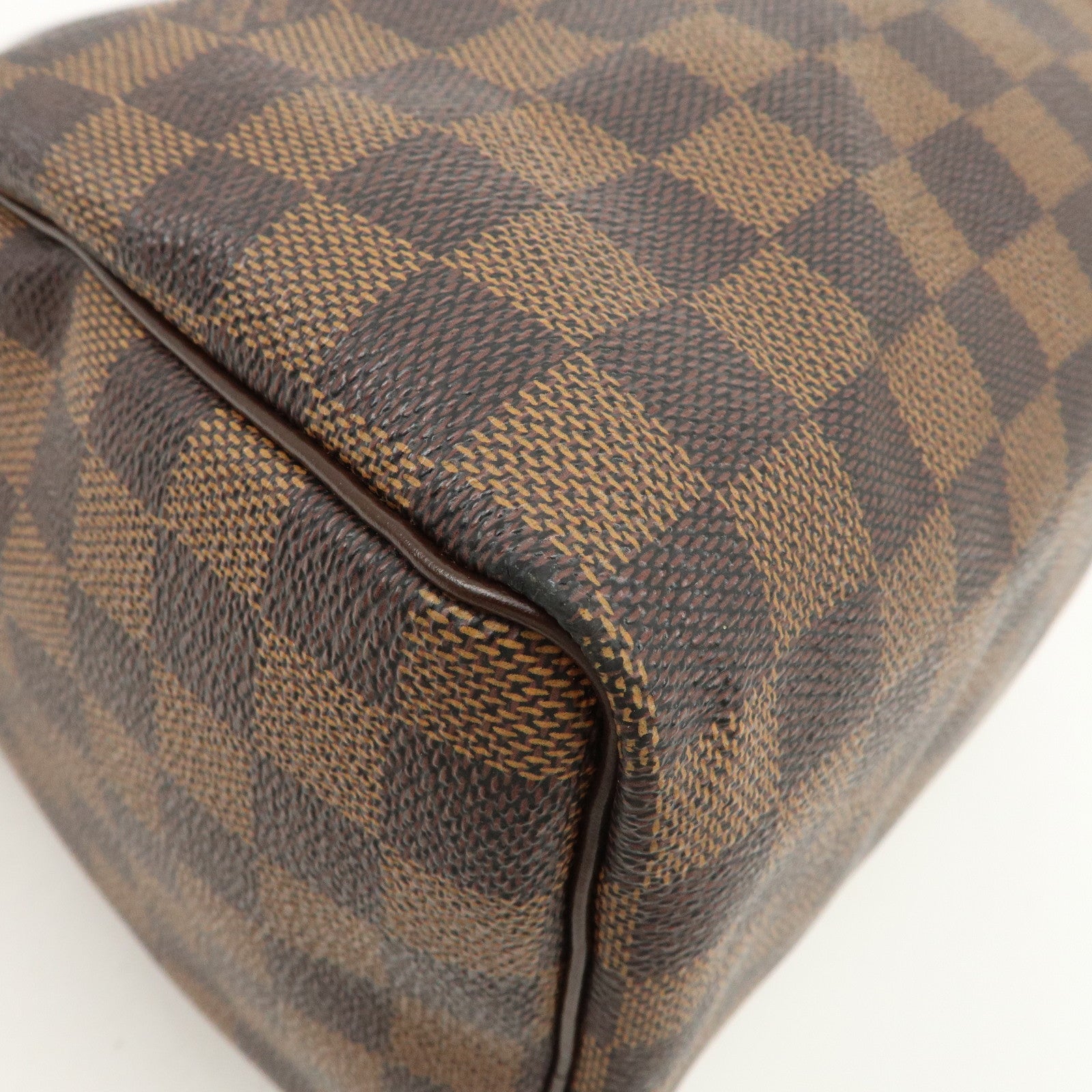 Louis Vuitton Damier Ebene Speedy 25 Hand Bag Boston Bag N41532