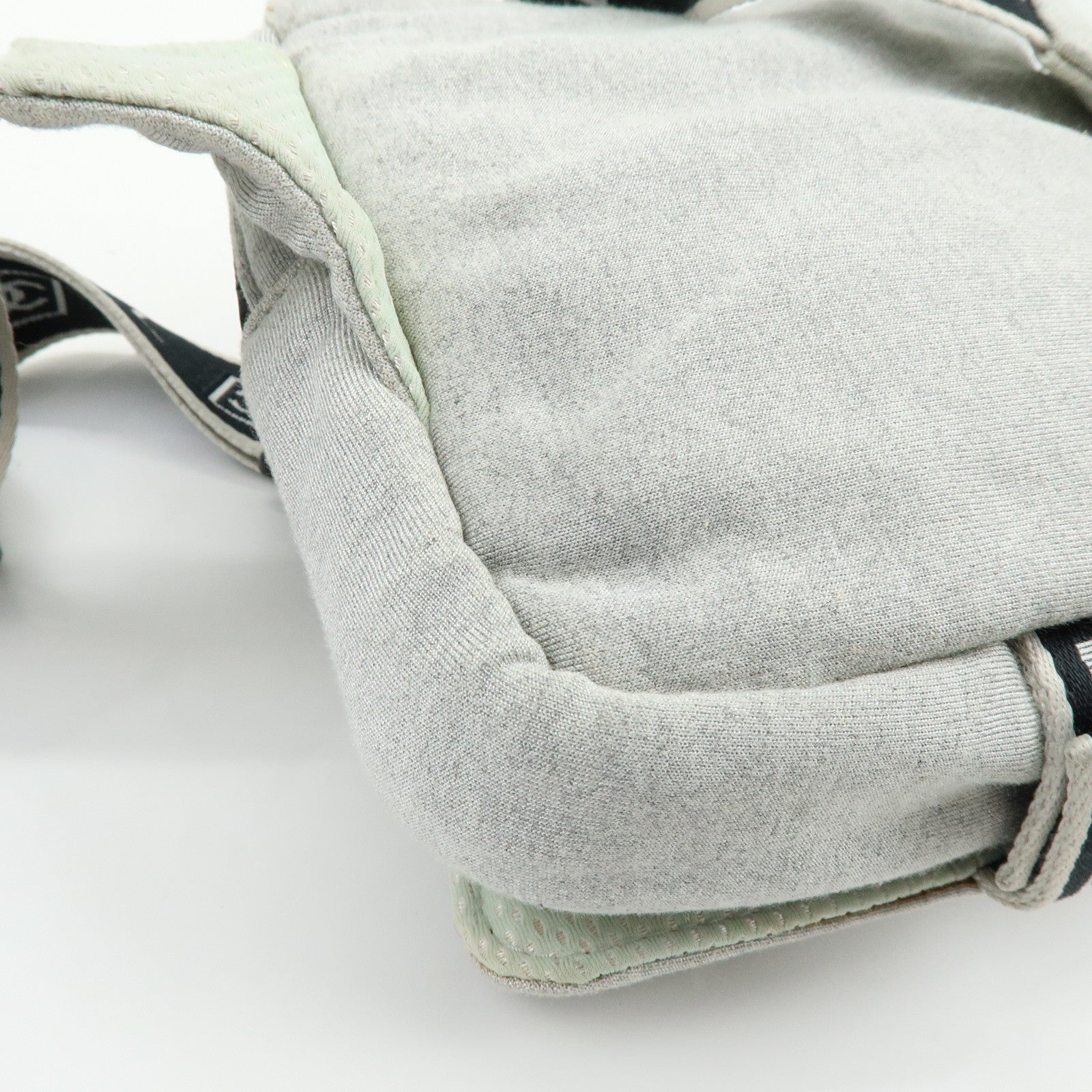 CHANEL CHANEL Sports COCO Mark Canvas Waist Bag Body Bag Gray