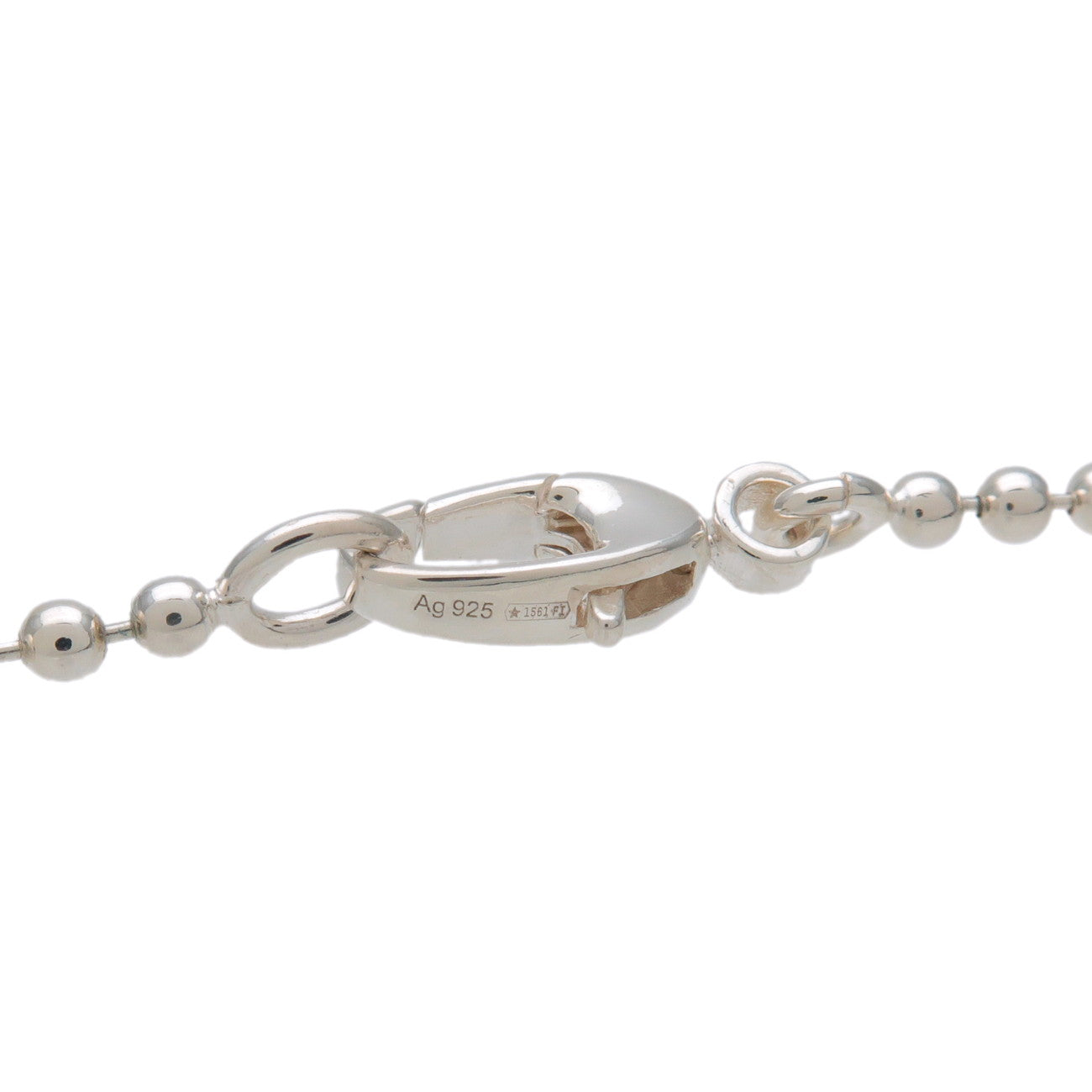 GUCCI Lovely Heart Necklace SV925 Silver 246487