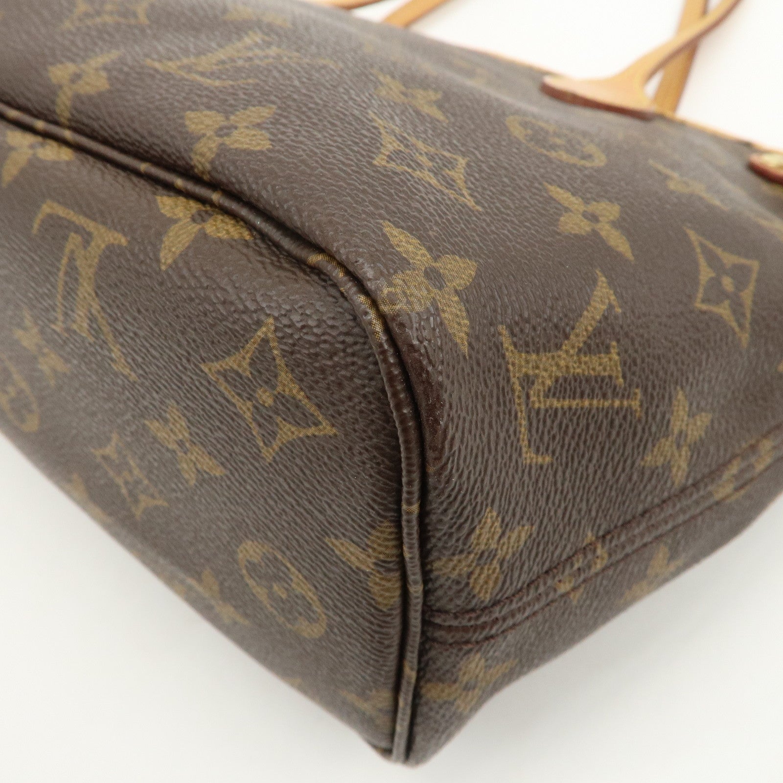 Louis Vuitton Monogram Neverfull PM Tote Bag Brown M41245