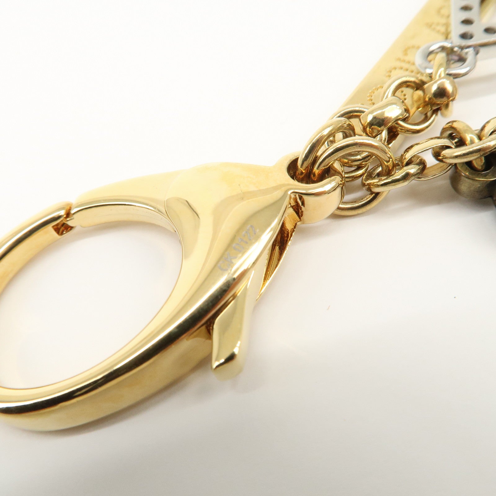 Louis Vuitton Bijoux Sac Tapage Metal Bag Charm Gold Silver M65090