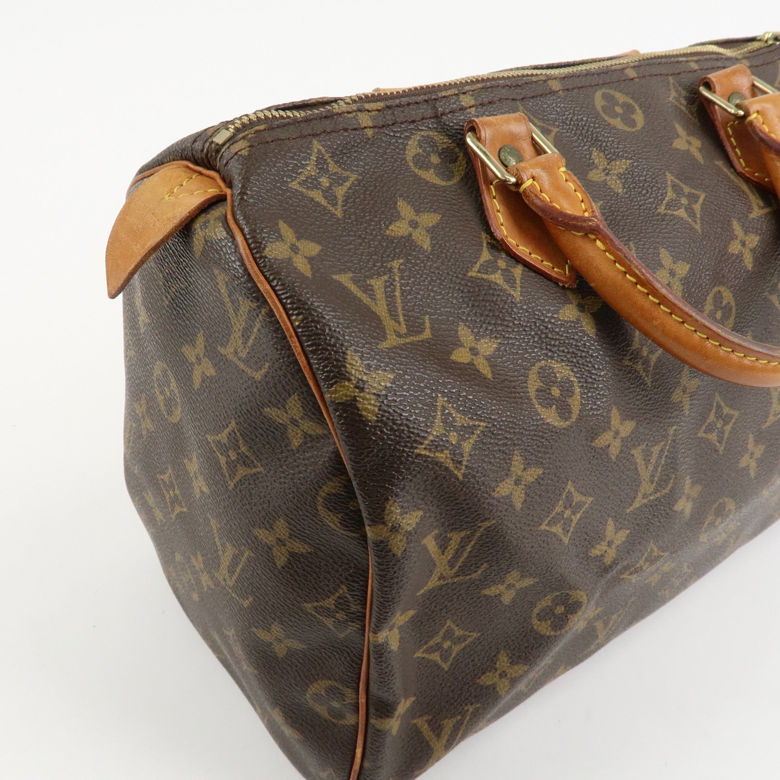 Louis Vuitton Monogram Speedy 30 Hand Bag Boston Bag M41526 Used