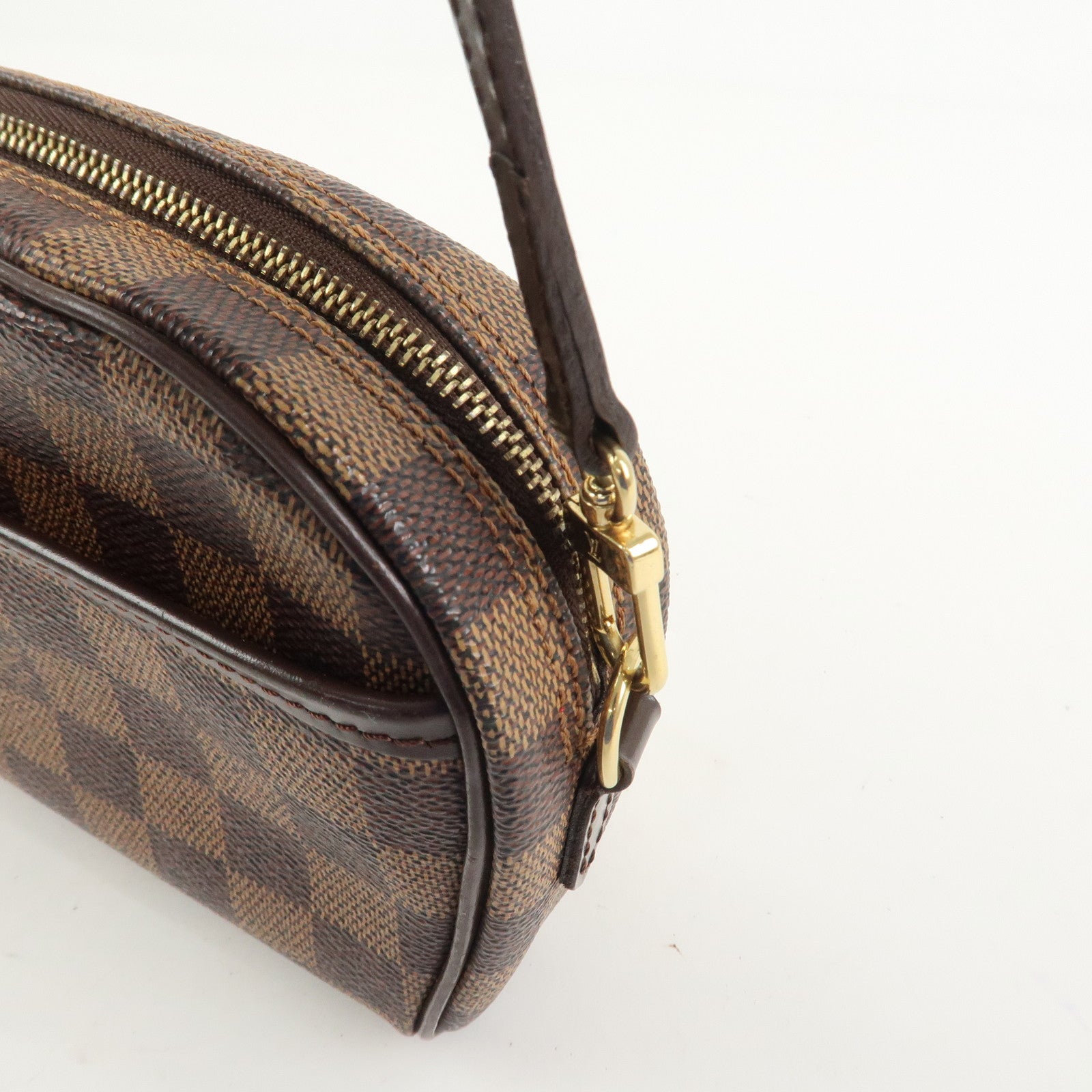 Louis Vuitton Damier Pochette Ipanema Shoulder Bag Ebene N51296