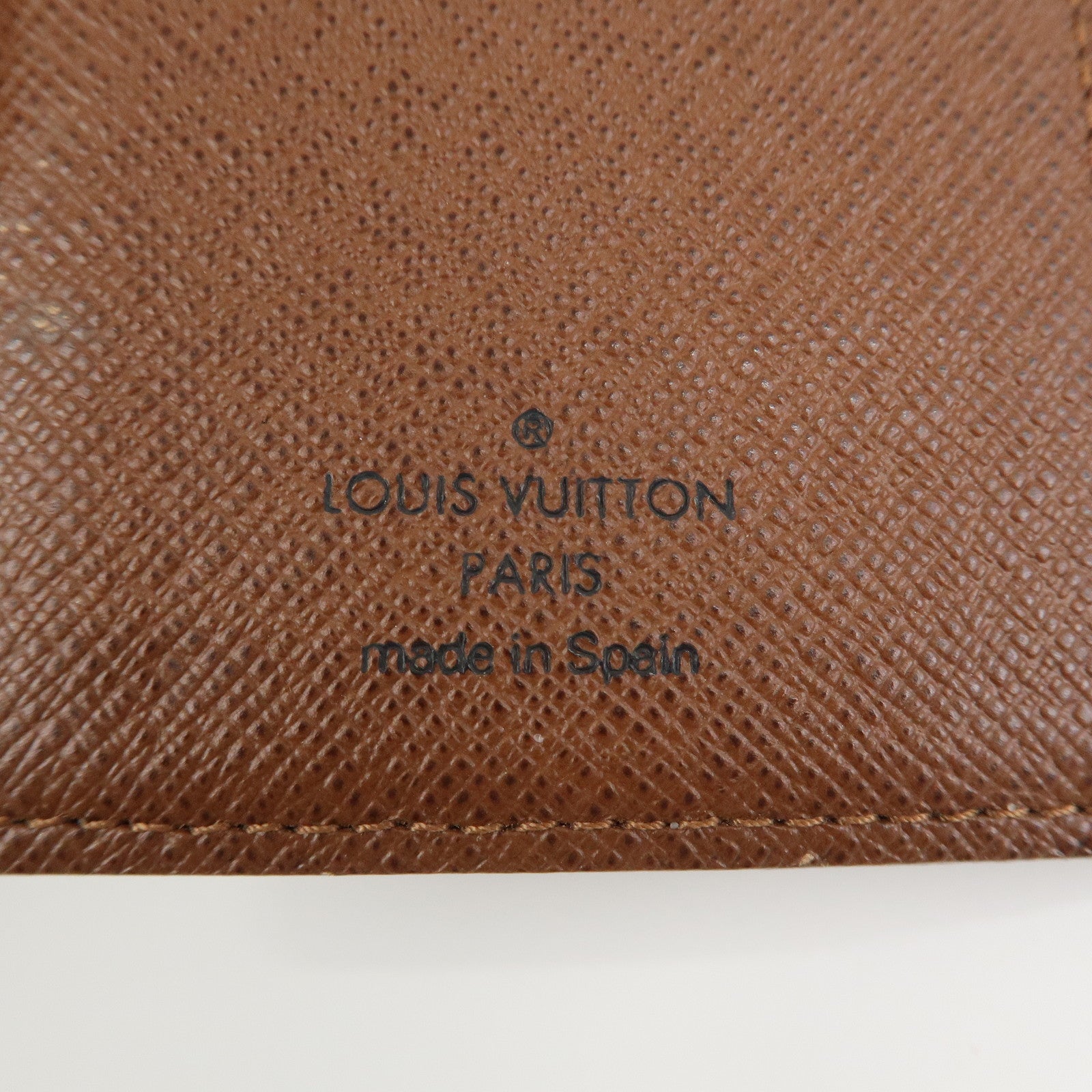 Louis Vuitton Monogram Agenda PM Planner Cover Brown R20005