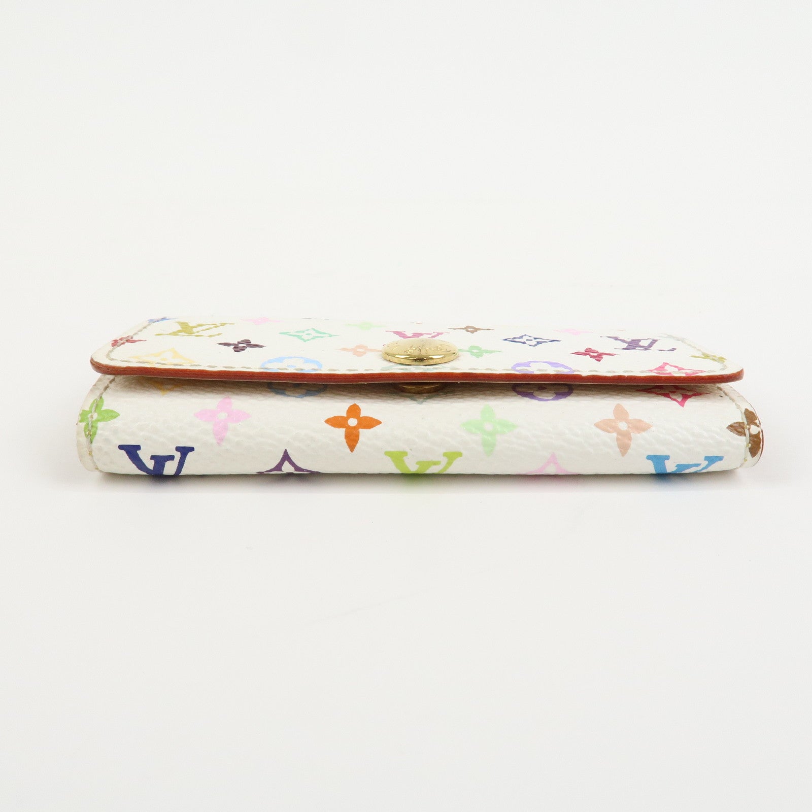 Louis Vuitton Monogram Multicolor Multiclés 4 Key Case Blanc M60043