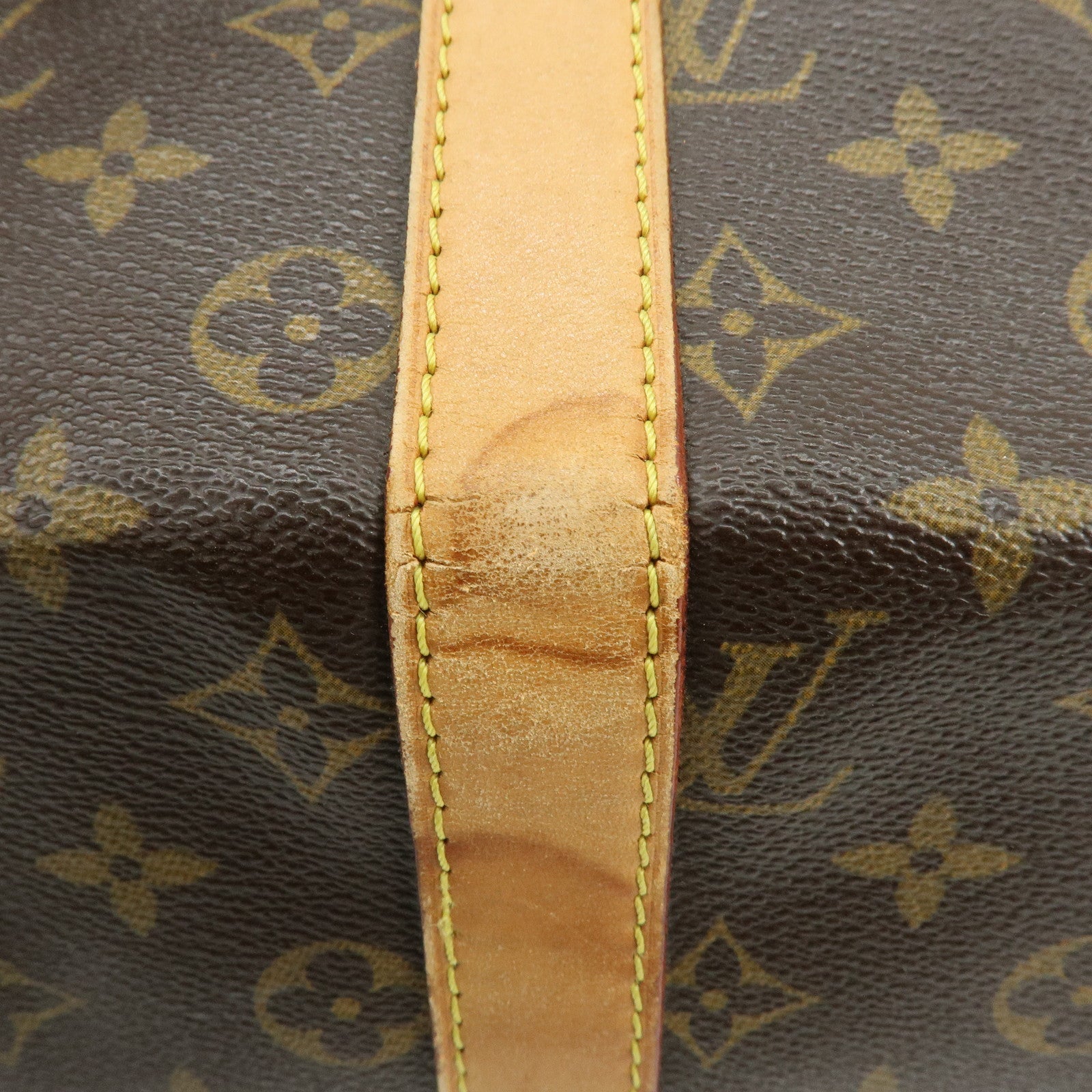 Louis Vuitton Monogram Keep All 45 Boston Bag Brown M41428