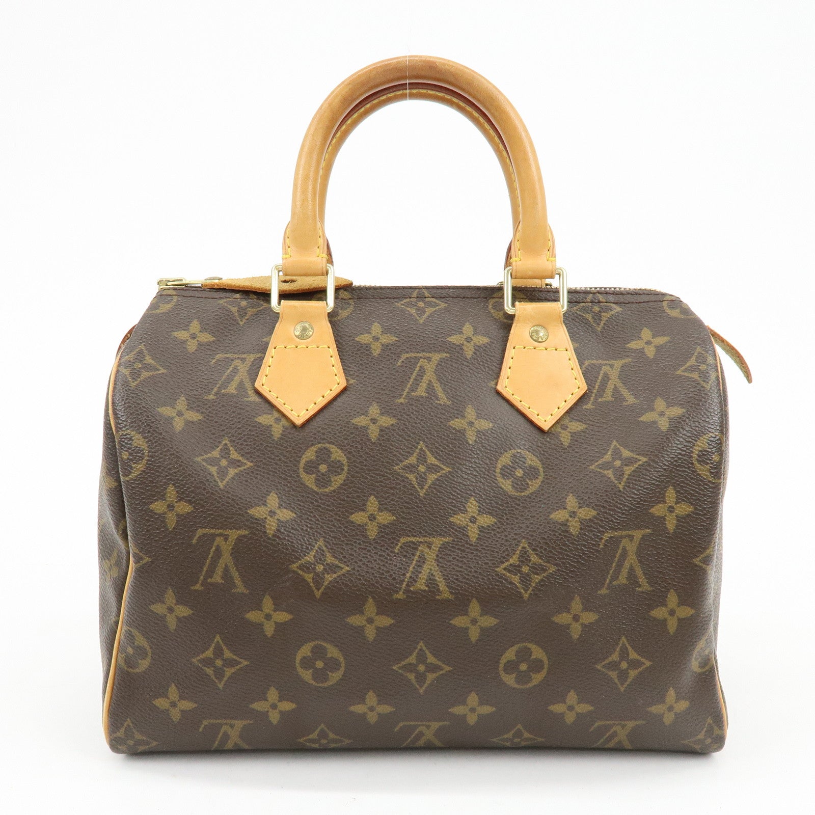 Louis Vuitton Monogram Speedy 25 Boston Bag Hand Bag Brown M41528
