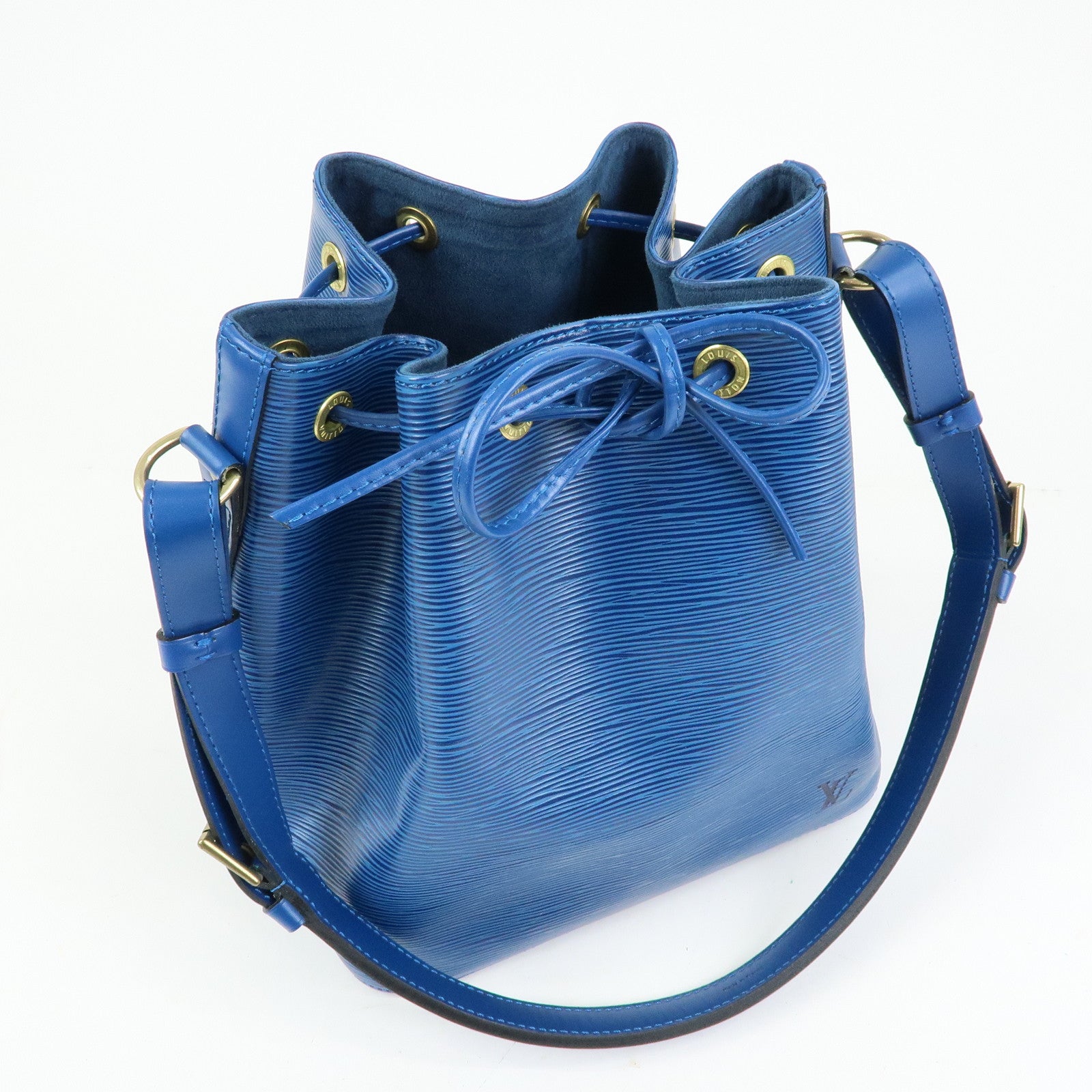 Louis Vuitton Epi Petit Noe Shoulder Bag Toledo Blue M44105