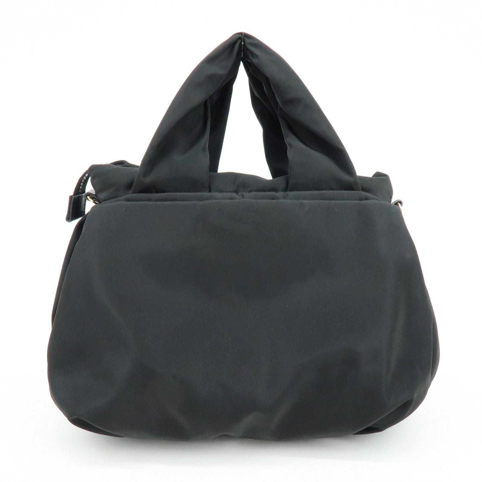 Chloe See by Chloe Nylon 2Way Bag Shoulder Bag Hand Bag Black
