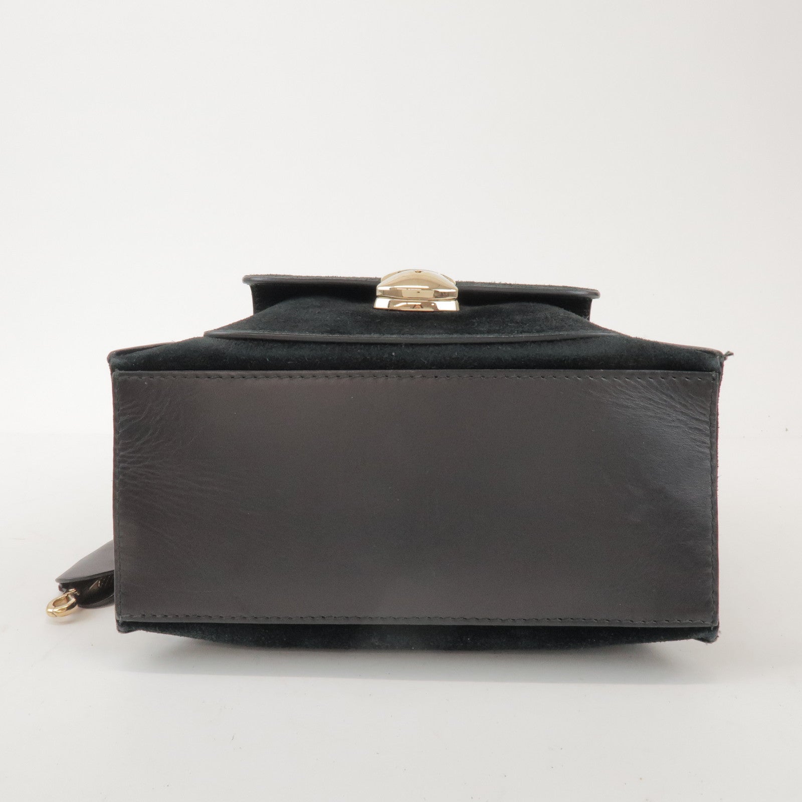 BALENCIAGA Padlock All Afternoon Suede Leather 2Way Bag 319499