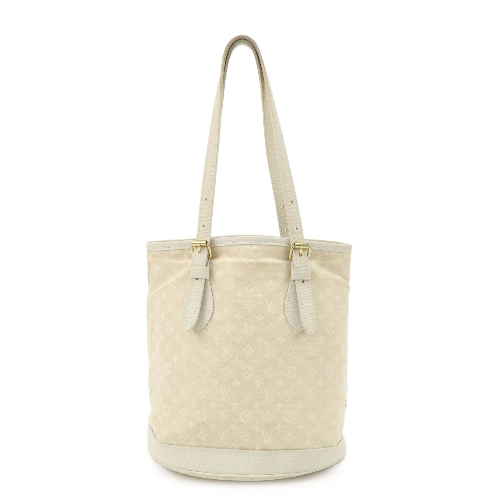 Louis Vuitton Monogram Mini Lin Bucket PM Hand Bag M95316