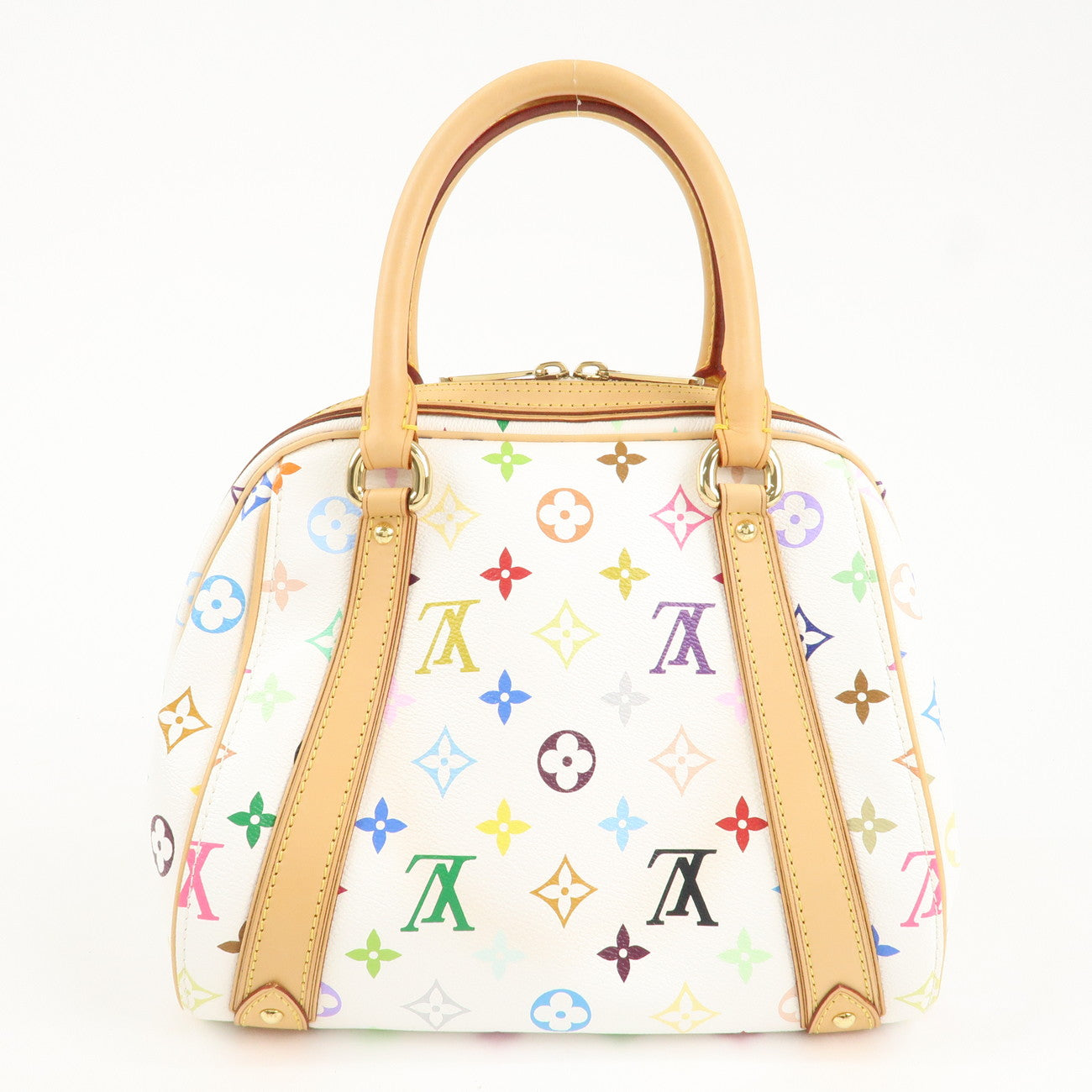 Louis Vuitton Monogram Multicolor Priscilla Hand Bag Blanc M40096