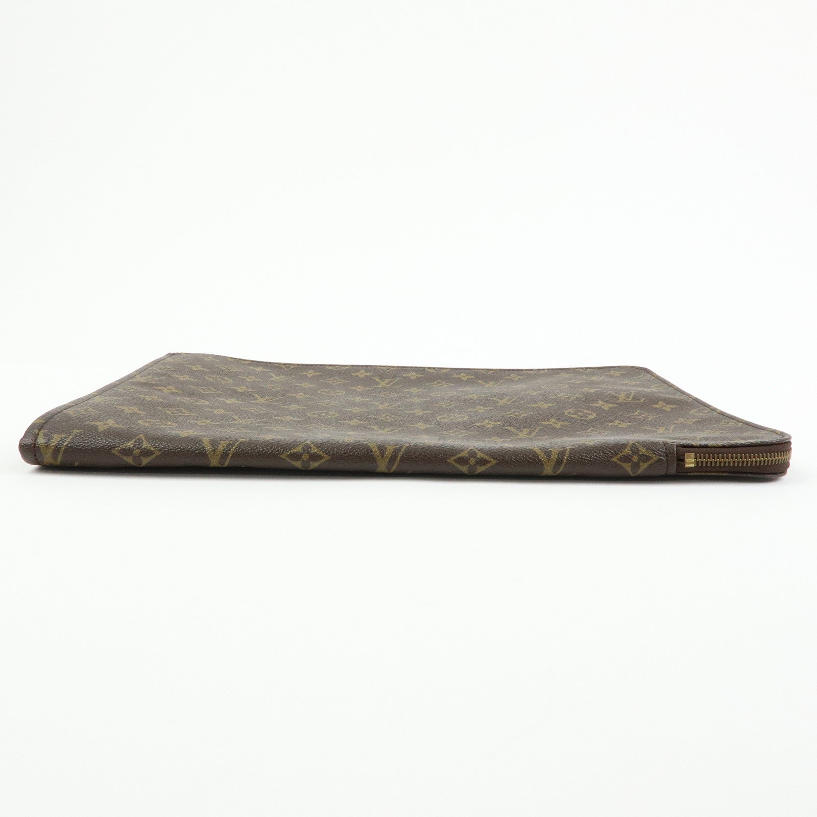 Louis Vuitton Monogram Posh Documents Clutch Bag Brown M53456