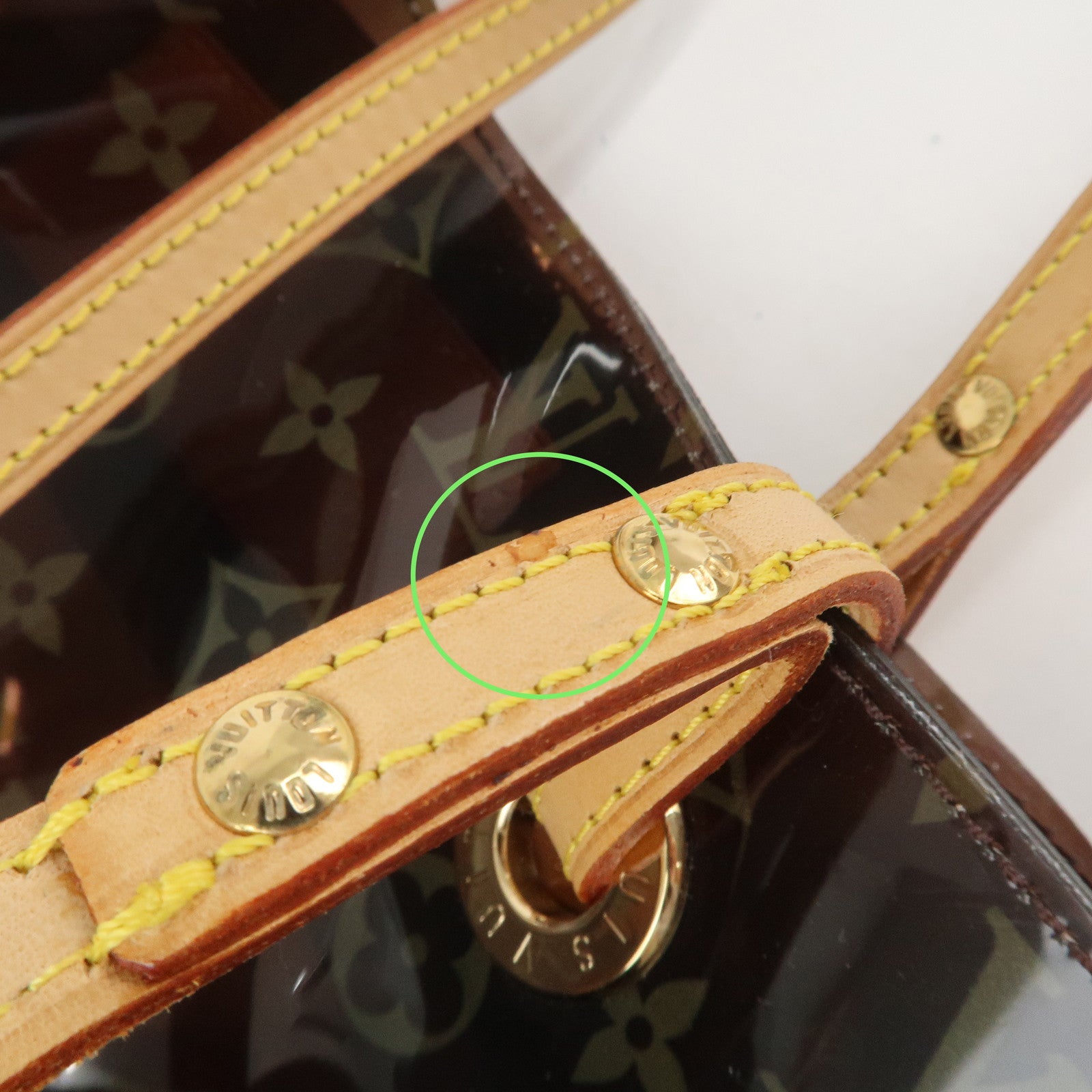 Louis Vuitton Monogram Cabas Cruise Vinyl Tote Bag Brown M50500