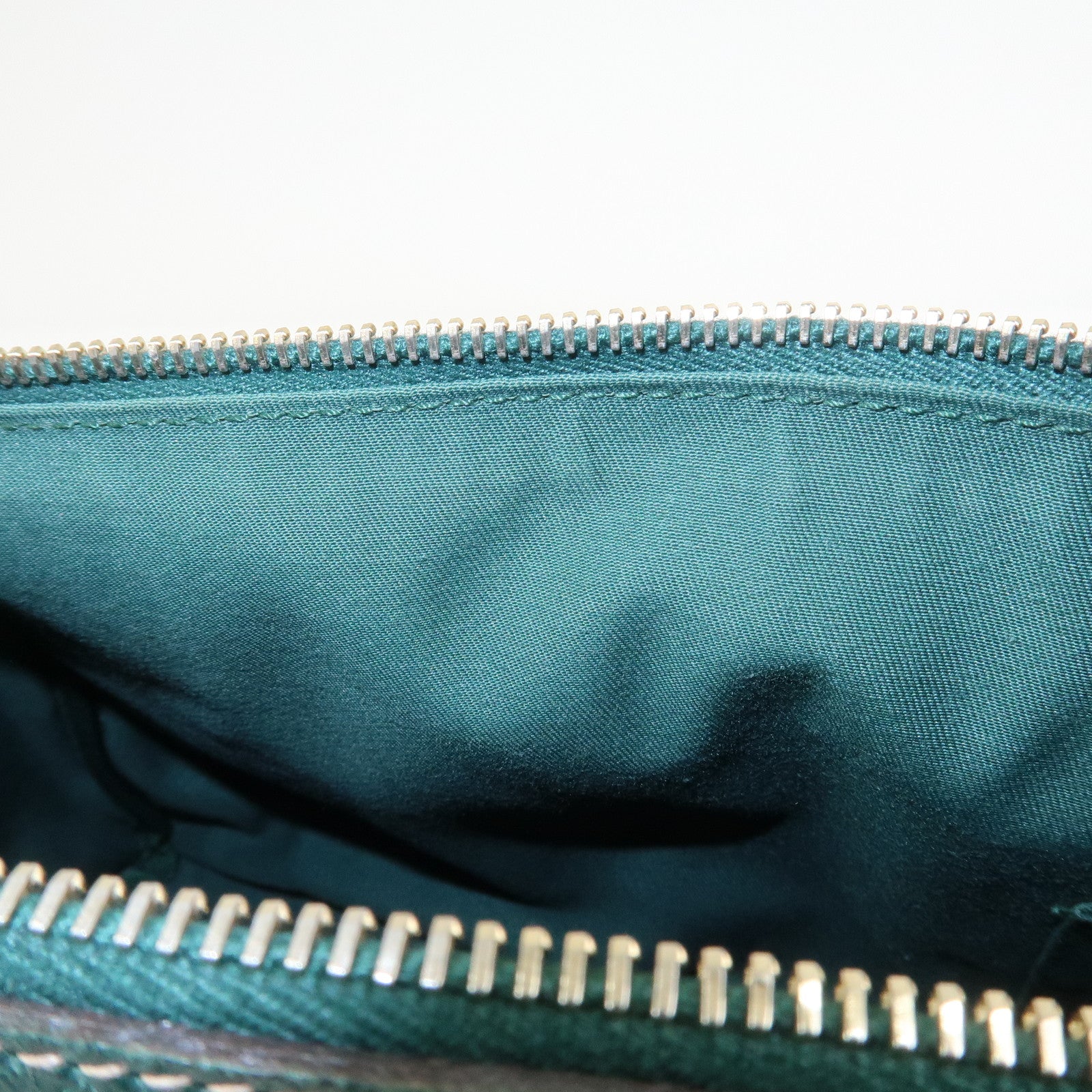 GUCCI Abbey GG Canvas Leather Mini Boston Bag Beige Green 130942