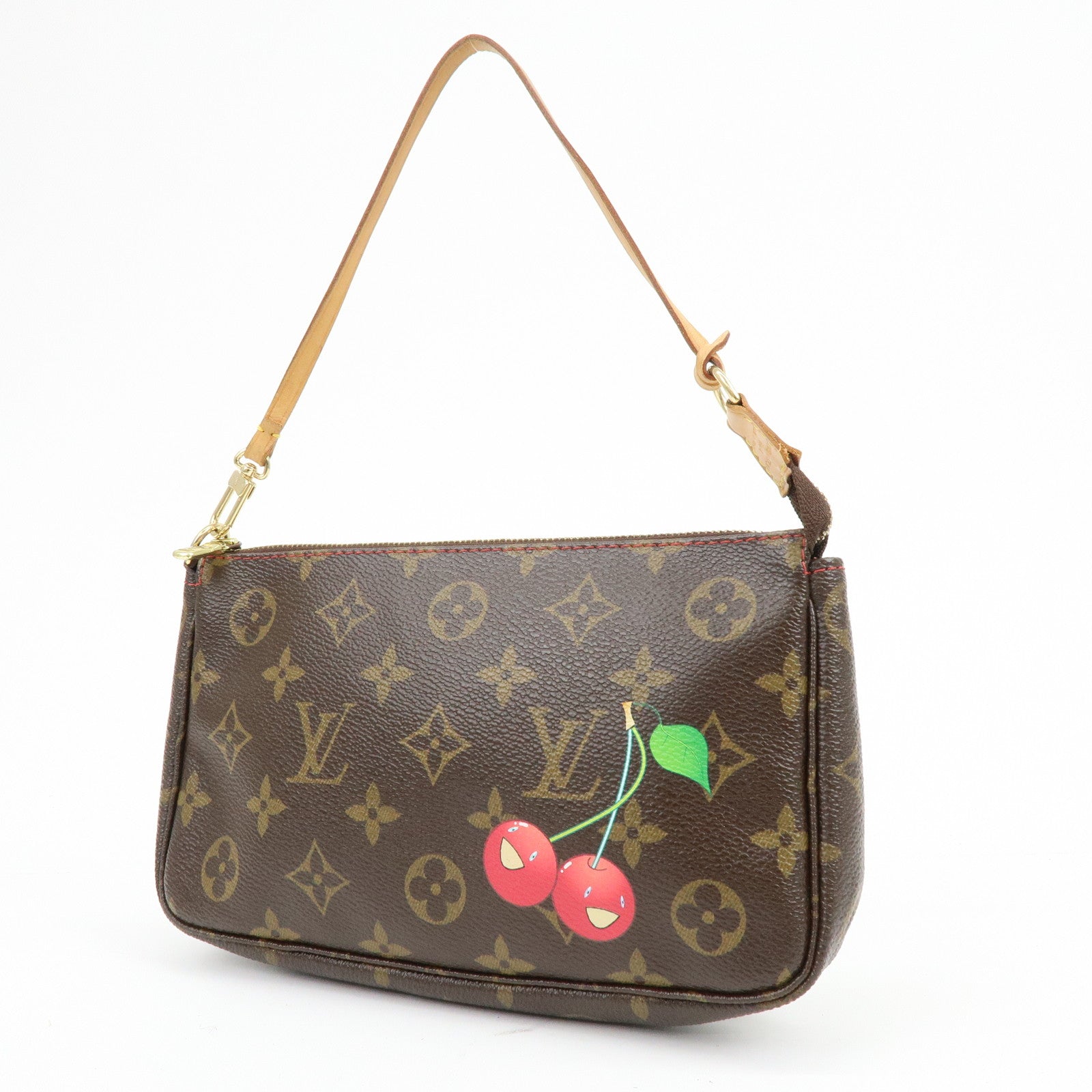 Louis Vuitton Monogram Cherry Pochette Accessoires Pouch M95008