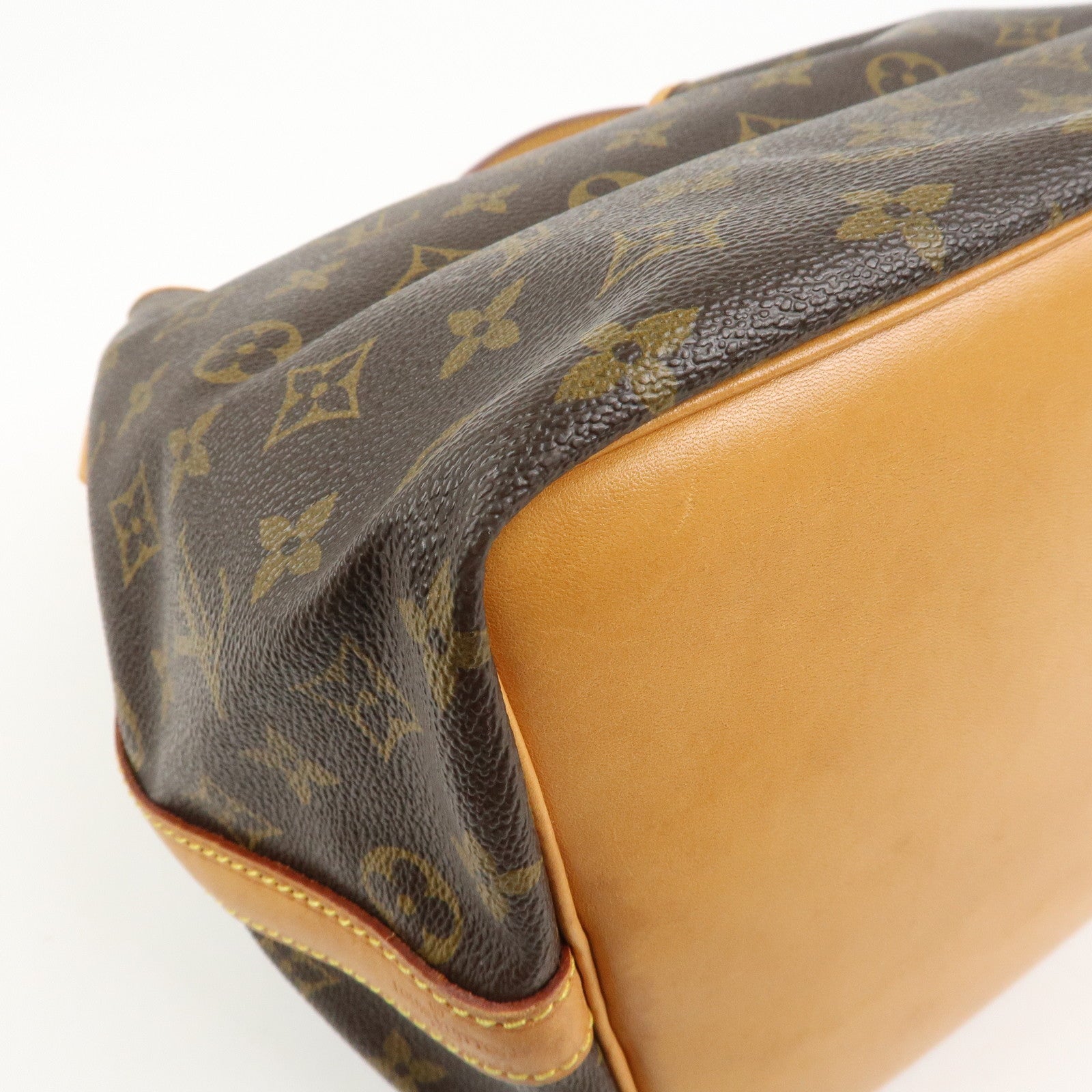 Louis Vuitton Monogram Petit Noe Shoulder Bag Brown M42226