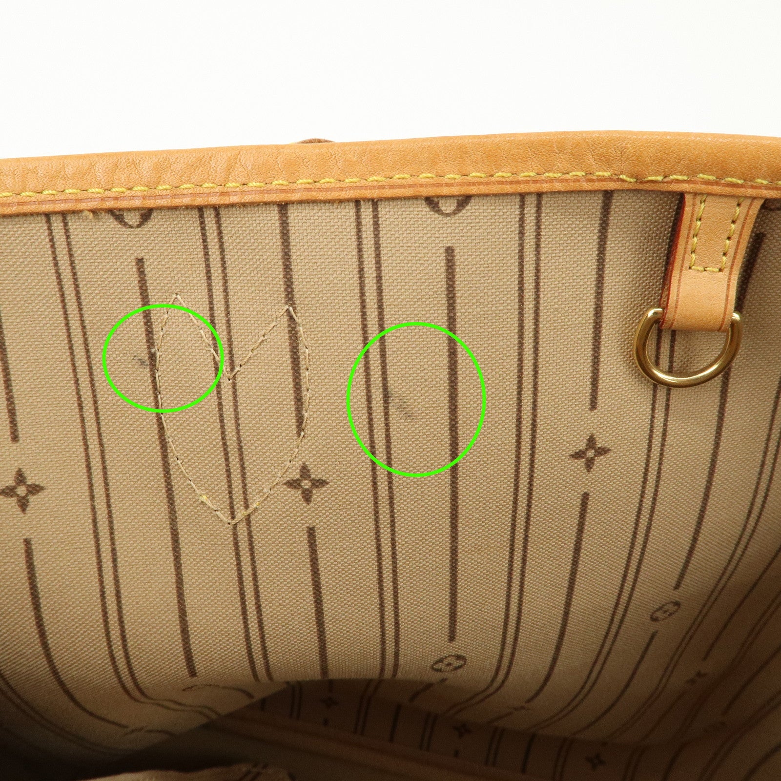 Louis Vuitton Monogram Neverfull MM Tote Bag Brown M40156