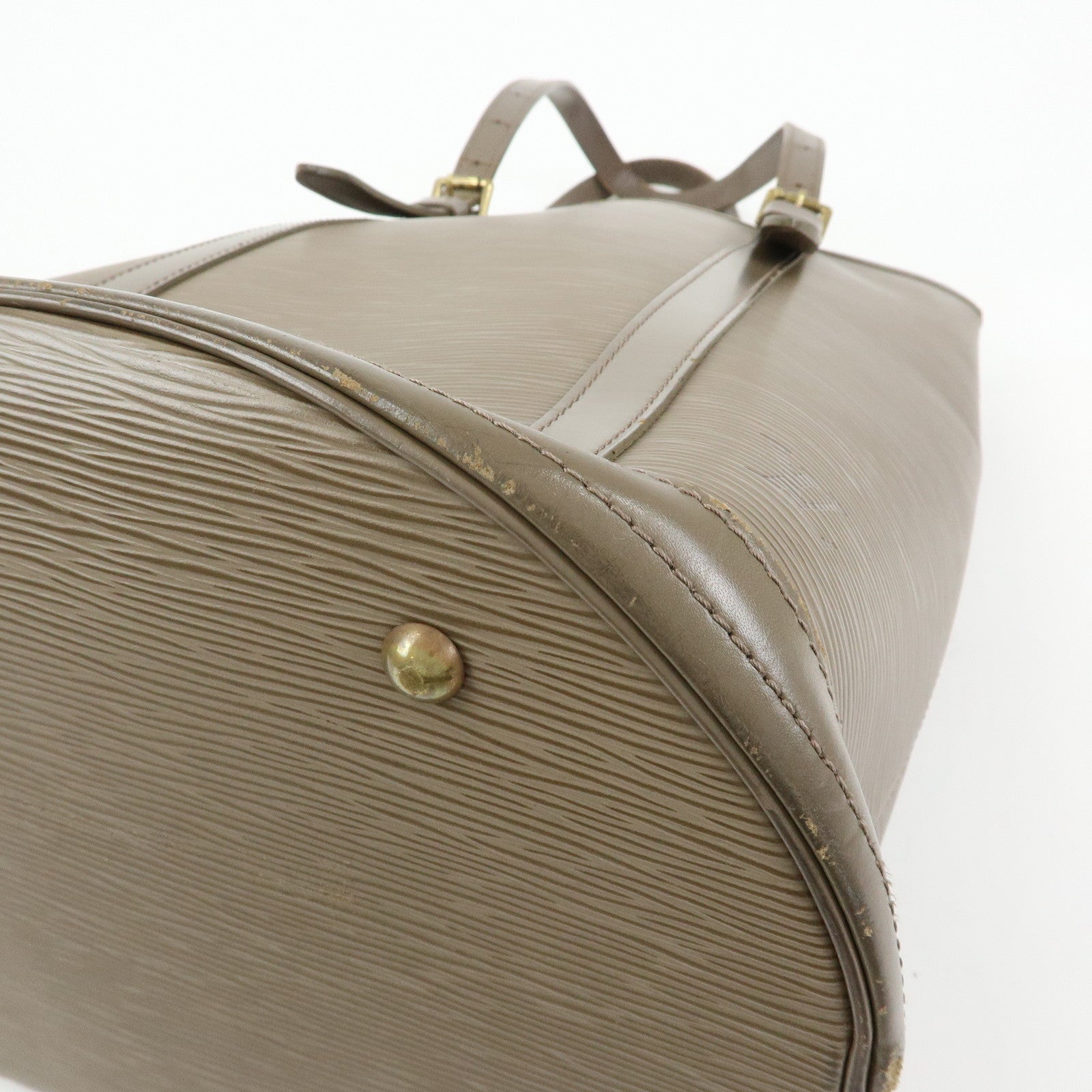 Louis Vuitton Epi Leather Bucket GM Tote Bag Shoulder Bag Gris
